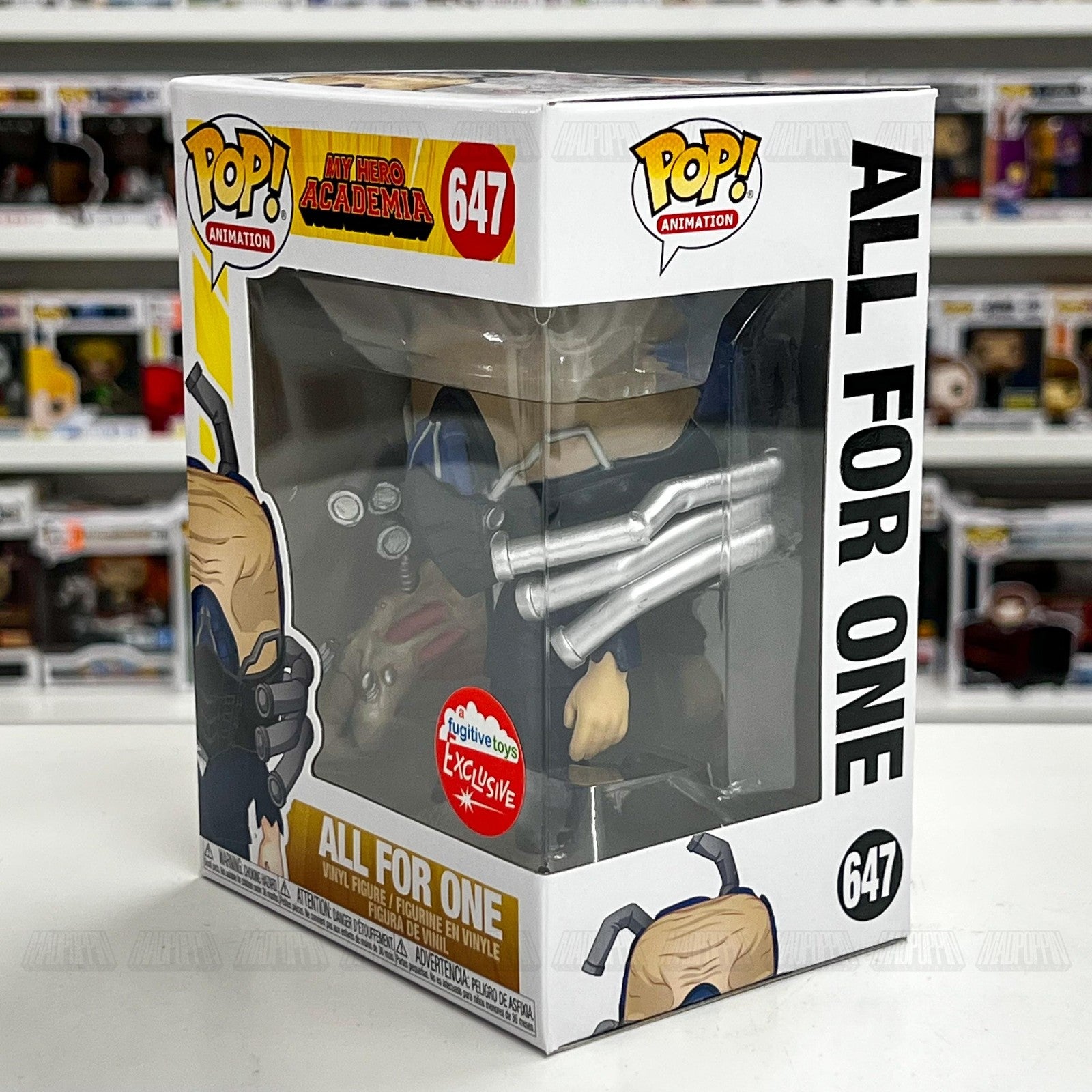 Funko Pop My Hero Academia All For One 647 Fugitive Toys Exclusive Vinyl Figure