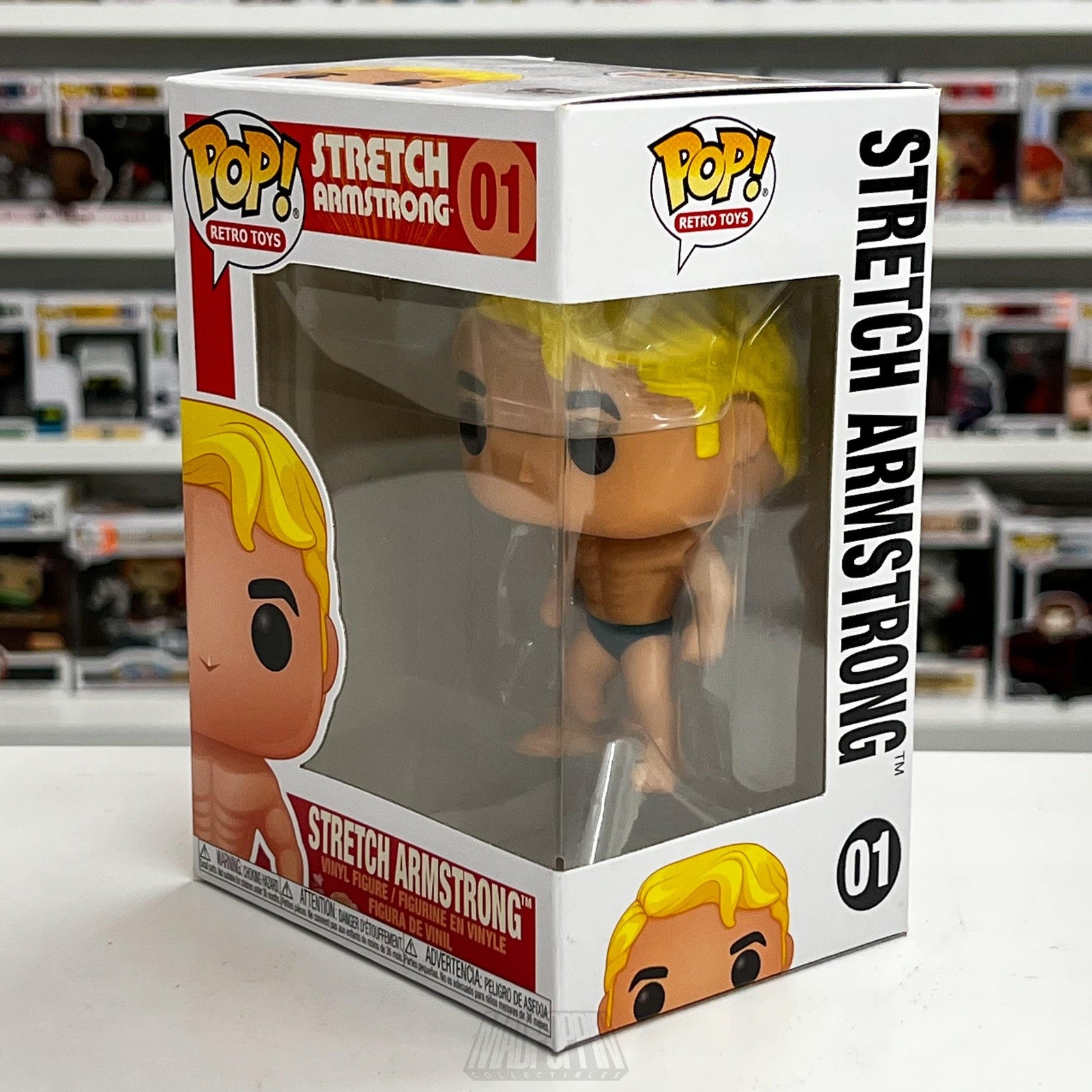 Funko Pop Retro Toys Stretch Armstrong 01 Vinyl Figure Collectible New in Box