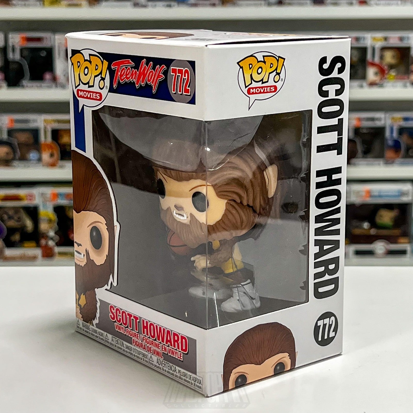 Funko Pop! Movies Teen Wolf Scott Howard 772 Vinyl Figure In Box Basketball Toy
