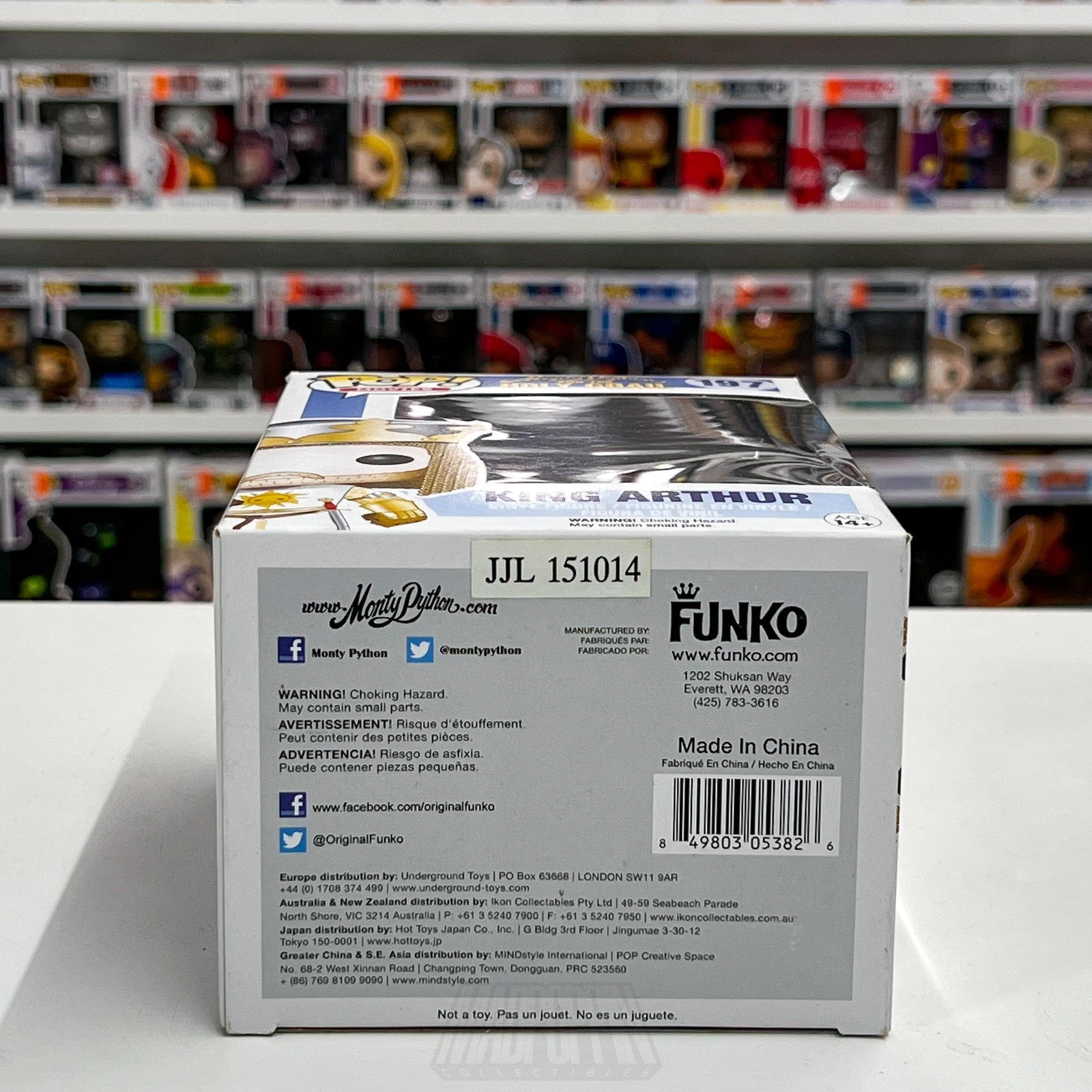 Funko Pop Monty Python Holy Grail King Arthur 197 Vinyl Figure Collectible Toy7