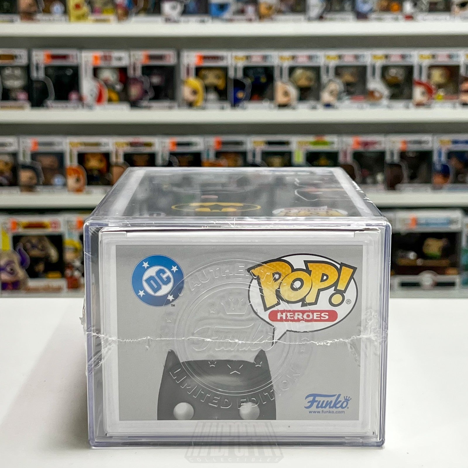 Funko Pop DC Heroes Batman Metallic 01 Mystery Blind Box Con Sticker 2000 PCS