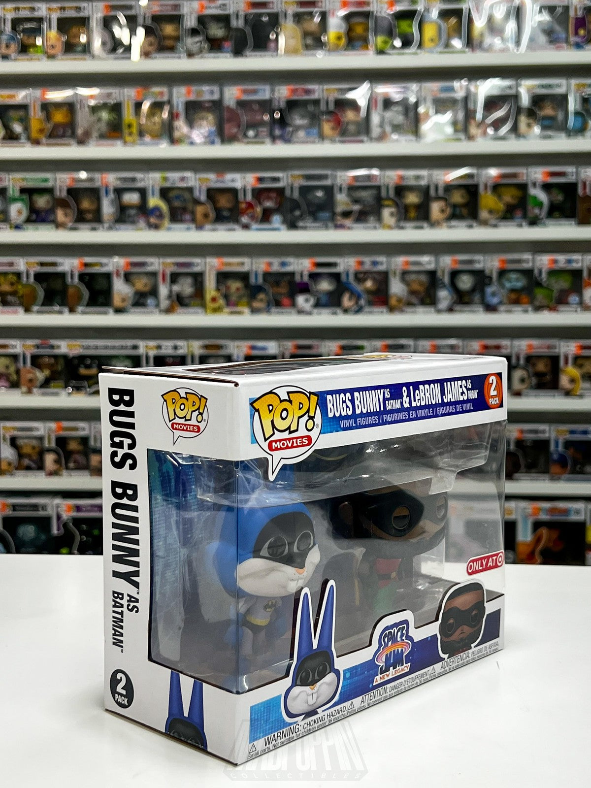 Funko Pop Space Jam A New Legacy 2-Pack Bugs Bunny Batman & LeBron Robin Target