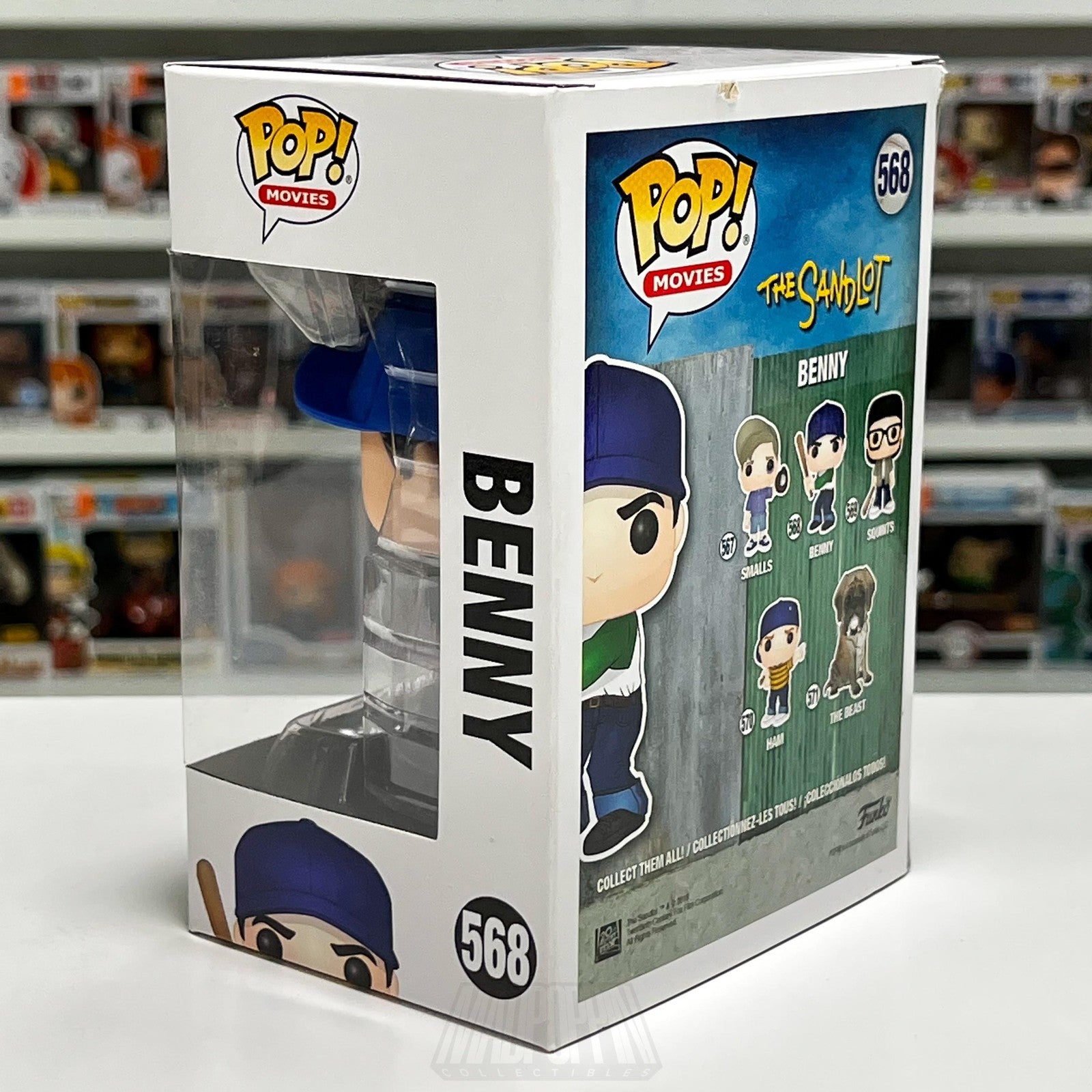 Funko Pop Movies The Sandlot Benny Rodriguez 568 Vinyl Figure Baseball Classic