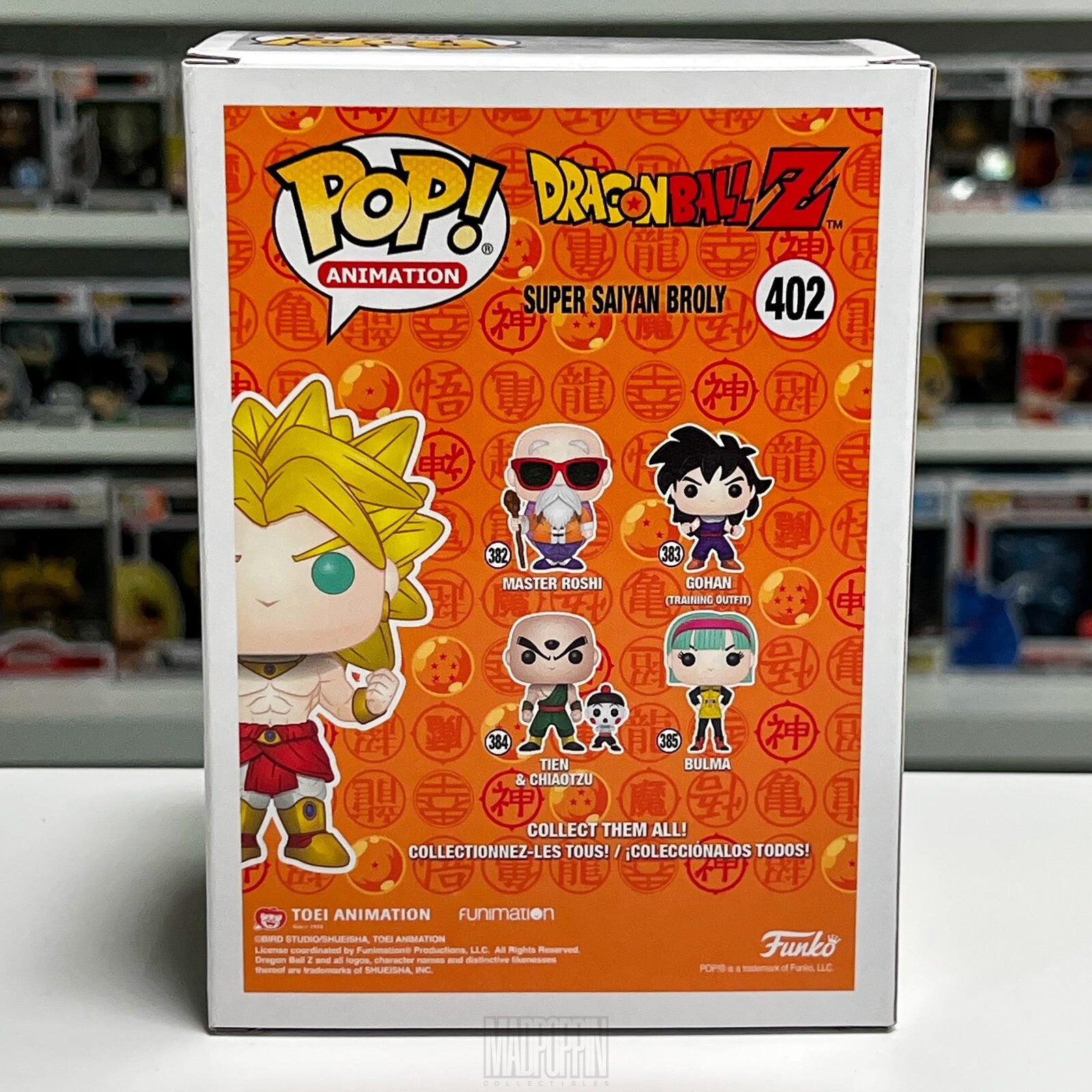 Funko Pop Anime Dragon Ball Z Super Saiyan Broly SDCC 2018 Official Sticker 402