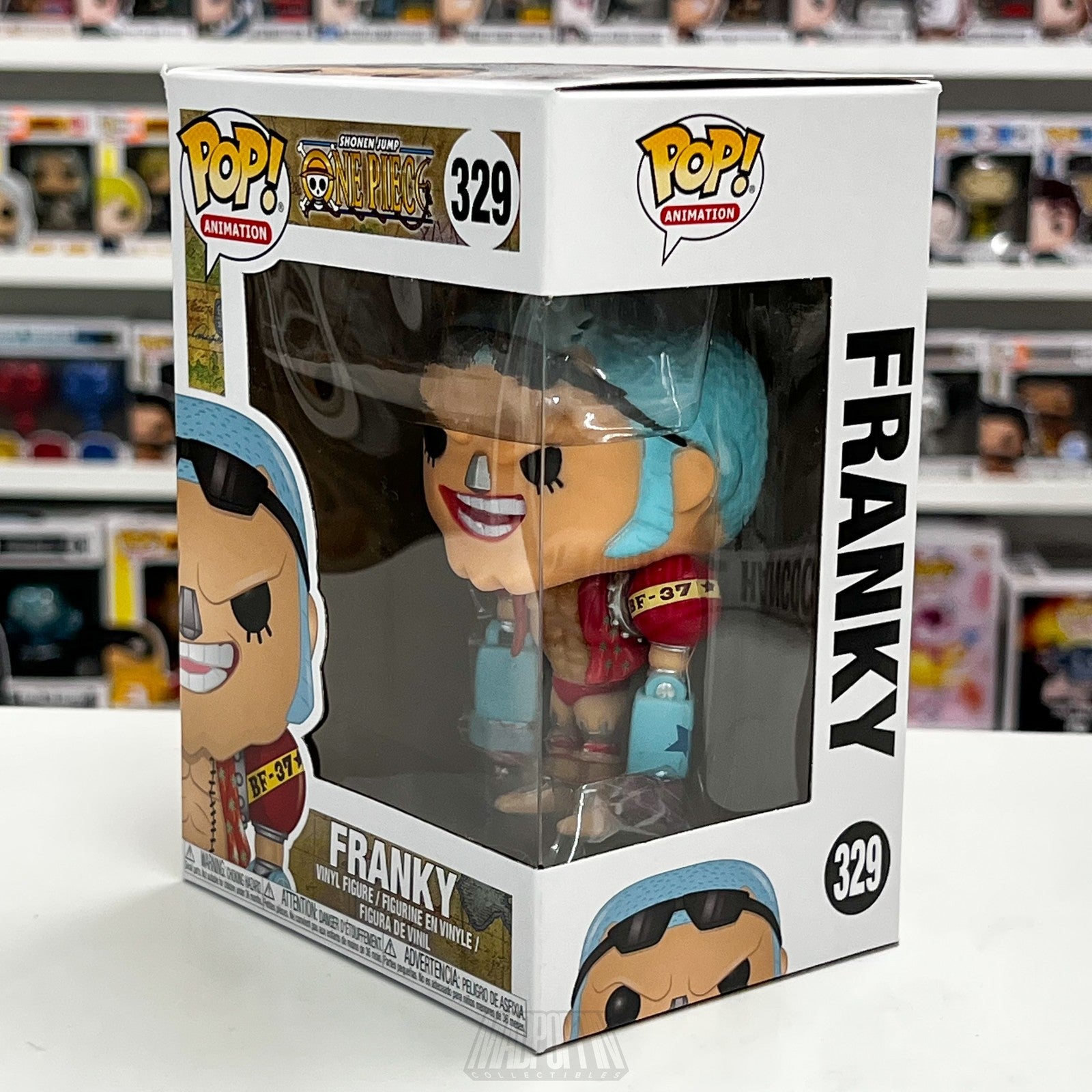Funko Pop One Piece Franky #329 Silver Nose Animation Vinyl Figure Anime Manga