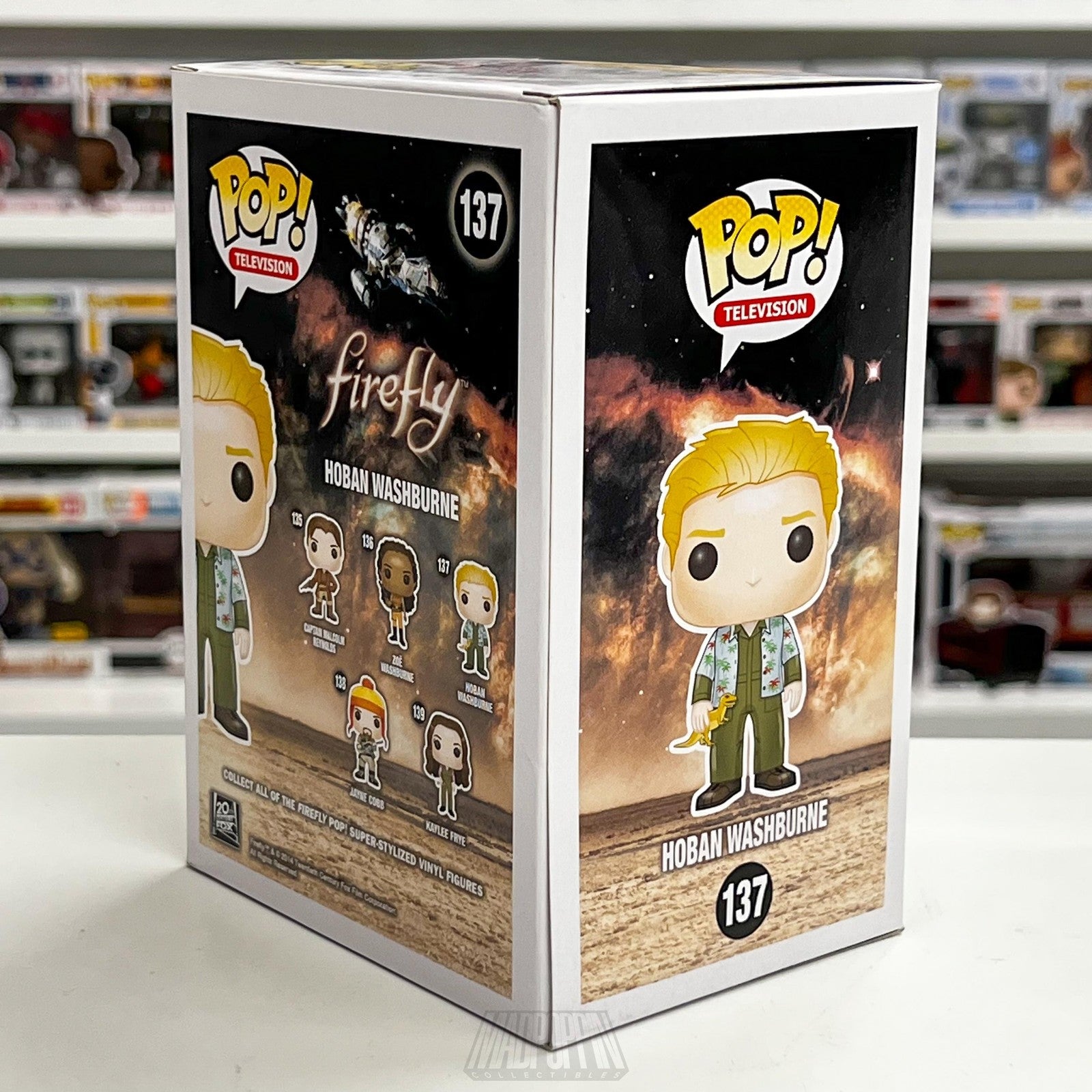 Funko Pop Firefly Hoban Washburne #137 Vinyl Figure TV Series Collectible Boxed