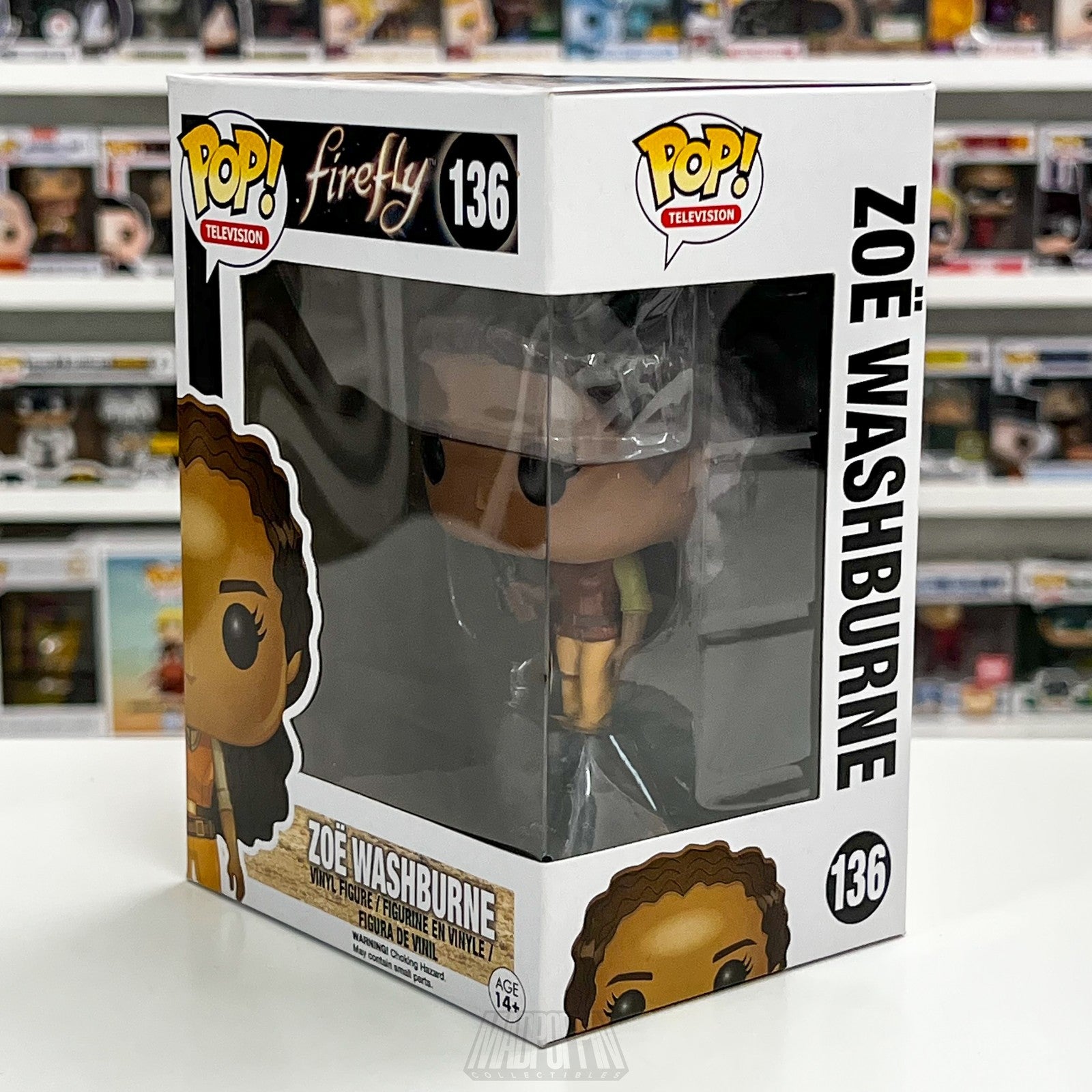 Funko Pop Zoë Washburne Firefly 136 Vinyl Figure TV Show Collectible Box Whedon