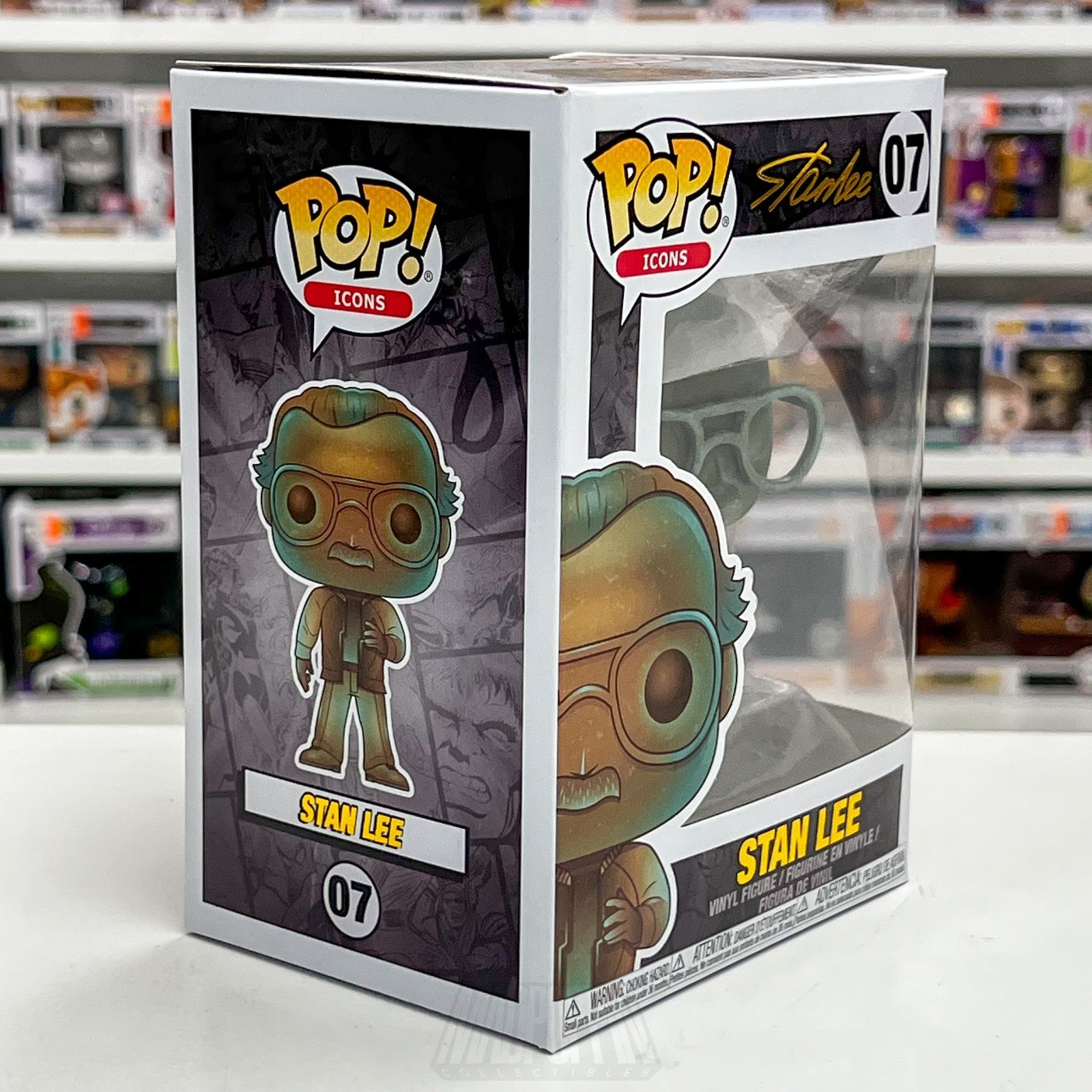 Funko Pop Icons Stan Lee 07 Patina Hero Initiative Marvel Comics Excelsior Toy5
