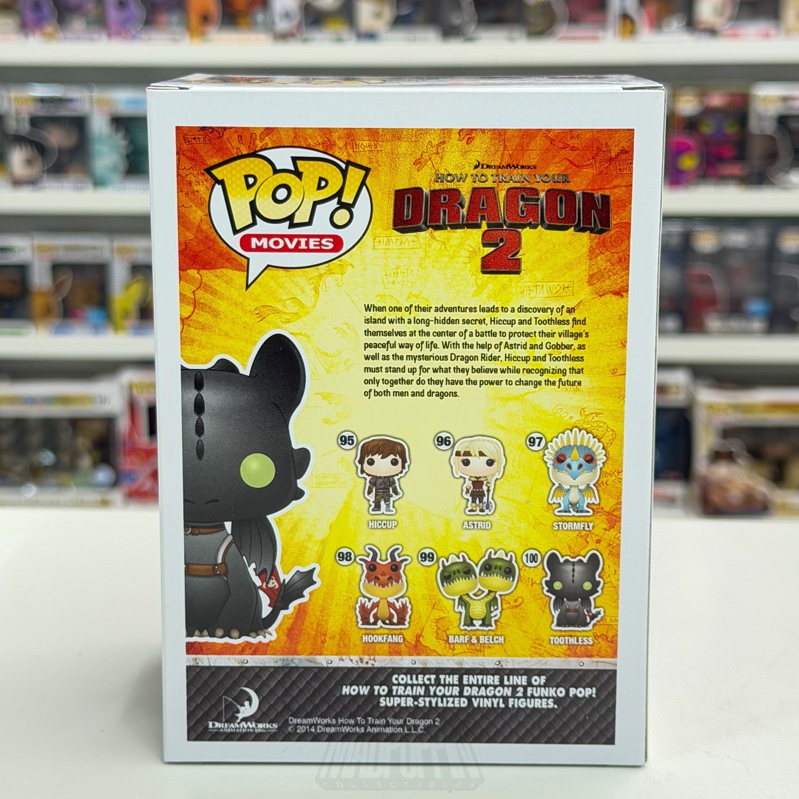 Funko Pop Movies How To Train Your Dragon 2 Toothless 100 Fantasy Vinyl Figure3
