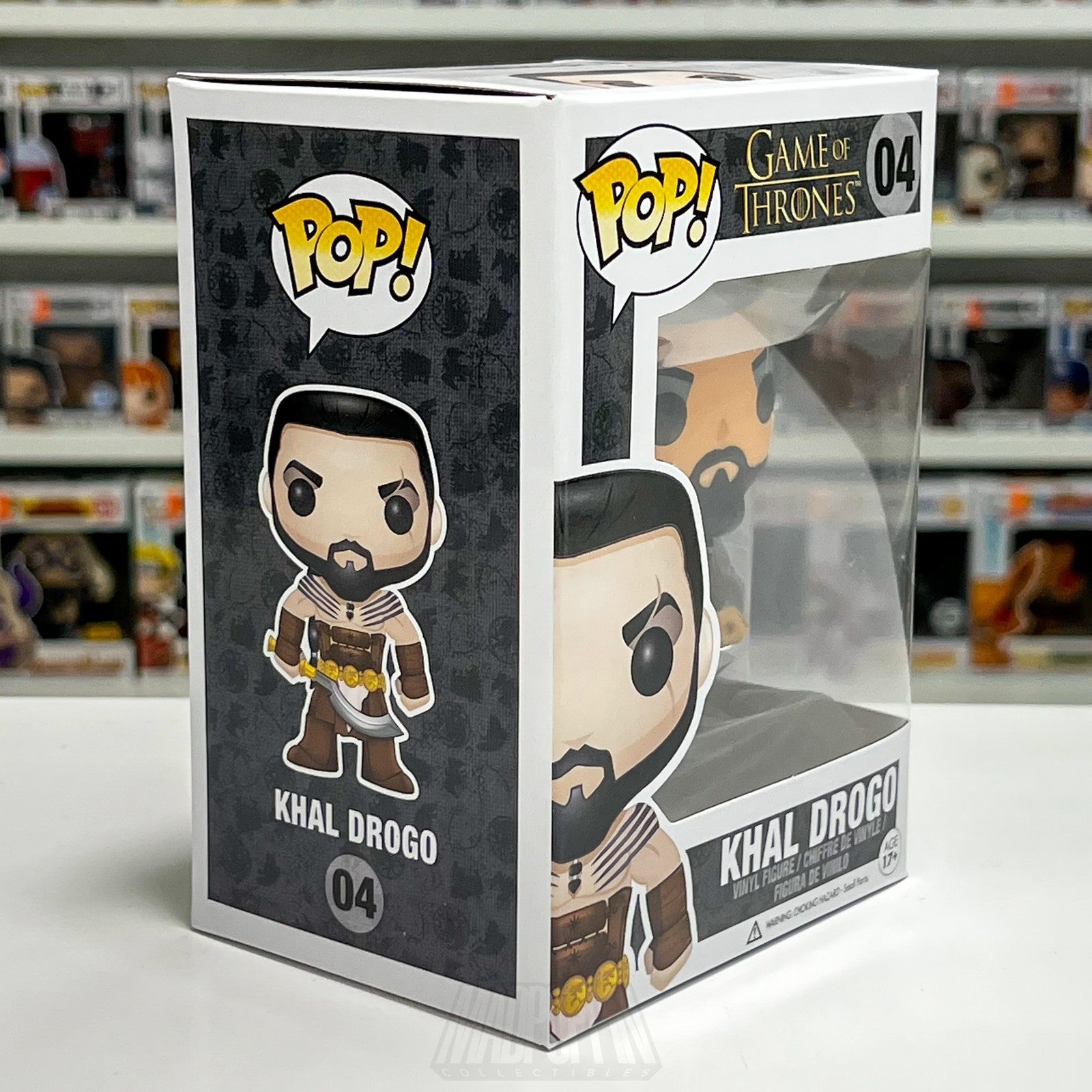 Funko Pop Game of Thrones Great Khal Drogo 04 Dothraki Vinyl Figure HBO Toy MIB