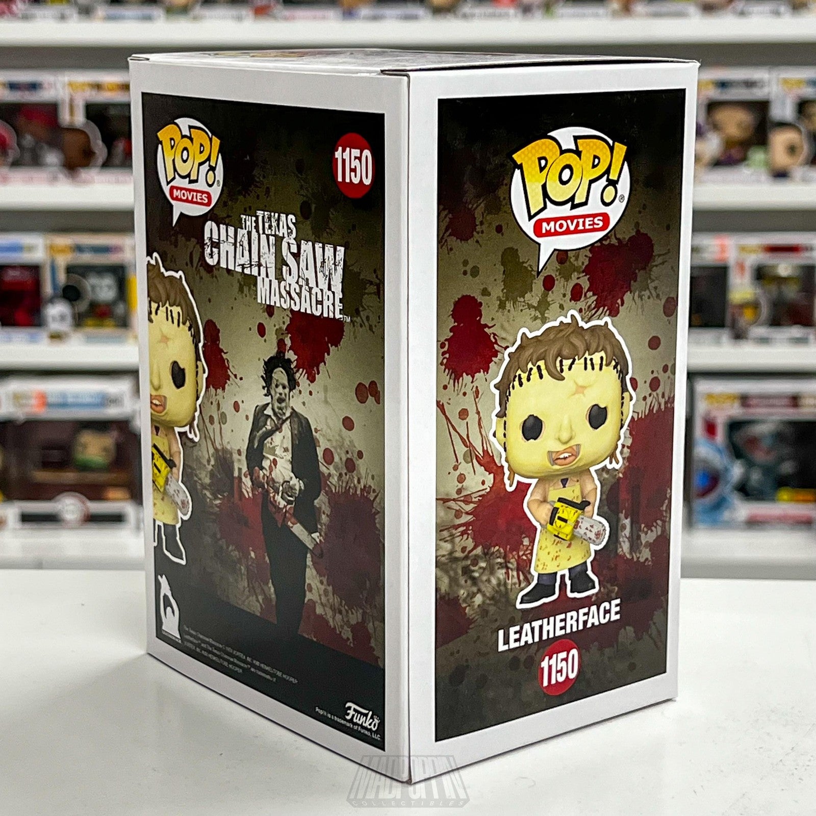 Funko Pop Leatherface 1150 Texas Chainsaw Massacre Horror Vinyl Figure New