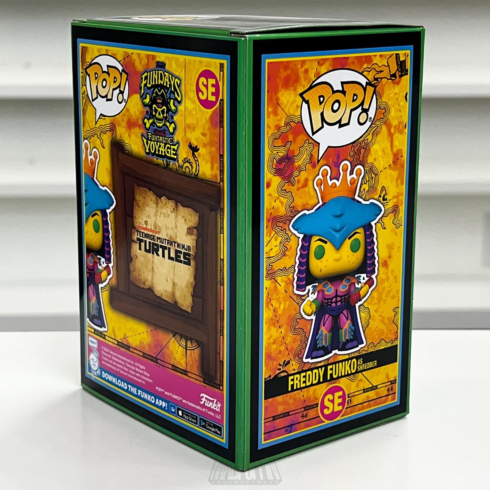 Funko Pop Fundays Funtastic Voyage Freddy as Shredder Blacklight 100 PCS TMNT