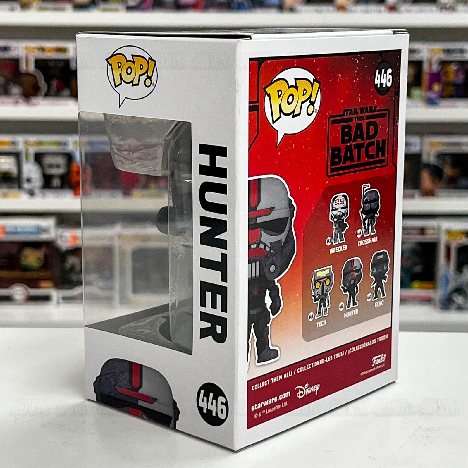 Funko Pop Star Wars The Bad Batch Hunter #446 Bobblehead Vinyl Figure New in Box