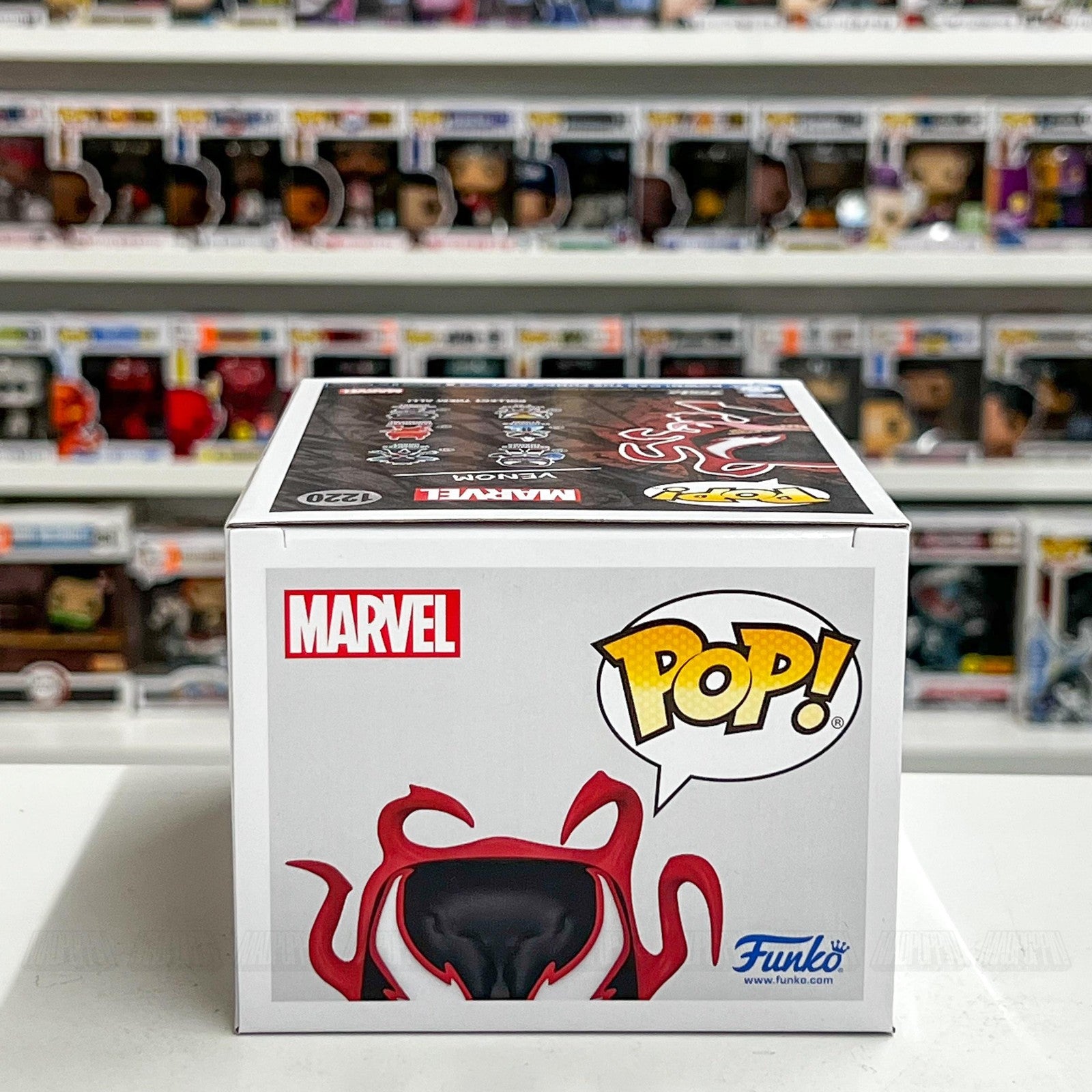 Funko Pop Marvel Venom 1220 Entertainment Earth Exclusive Bobble-Head Figure