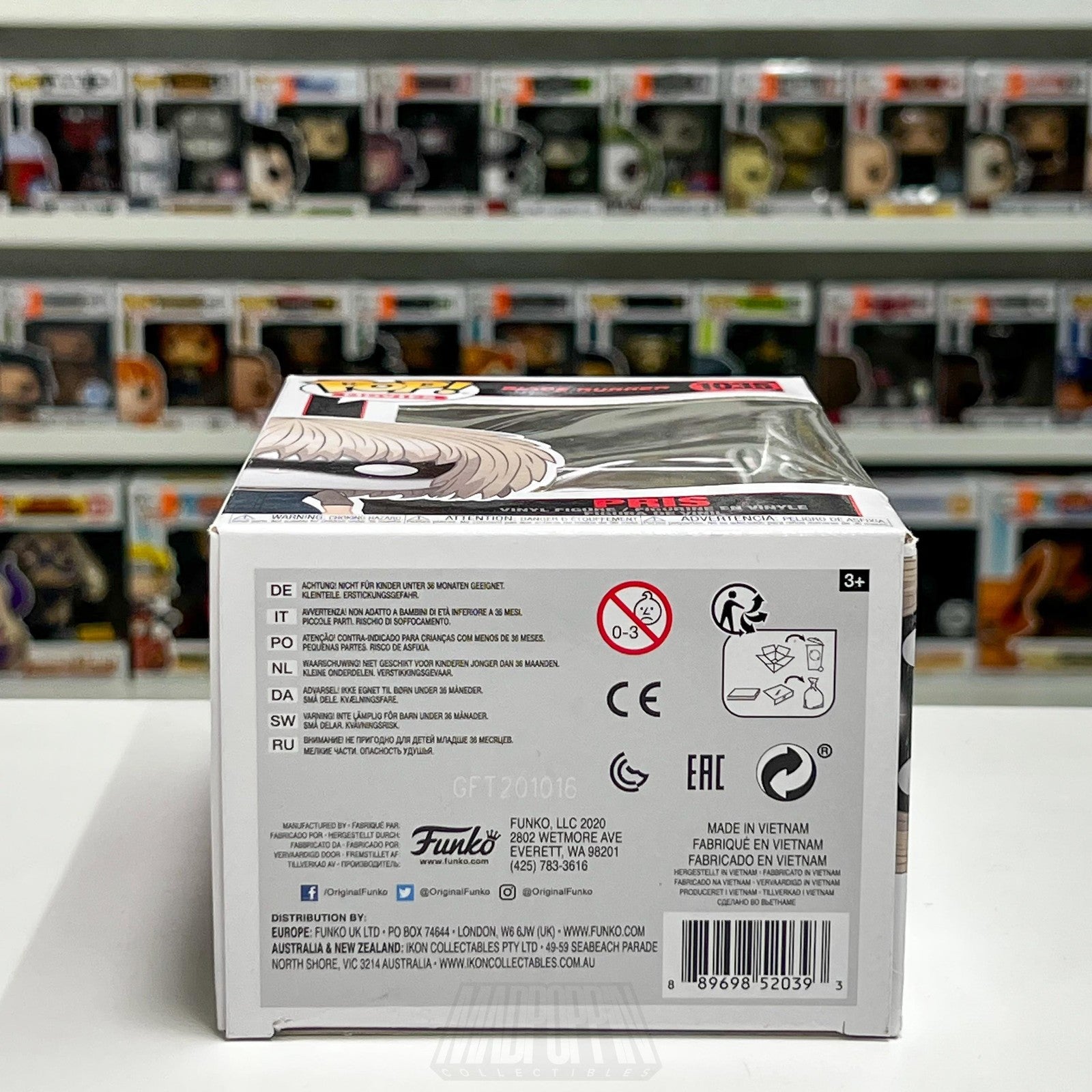 Funko Pop! Movies Blade Runner Pris 1035 Vinyl Figure SciFi Toy Ridley Scott NIB