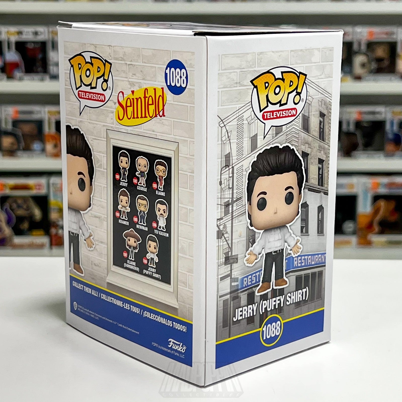 Funko Pop Television Seinfeld Jerry Puffy Shirt 1088 Figure Toy Comedy Sitcom