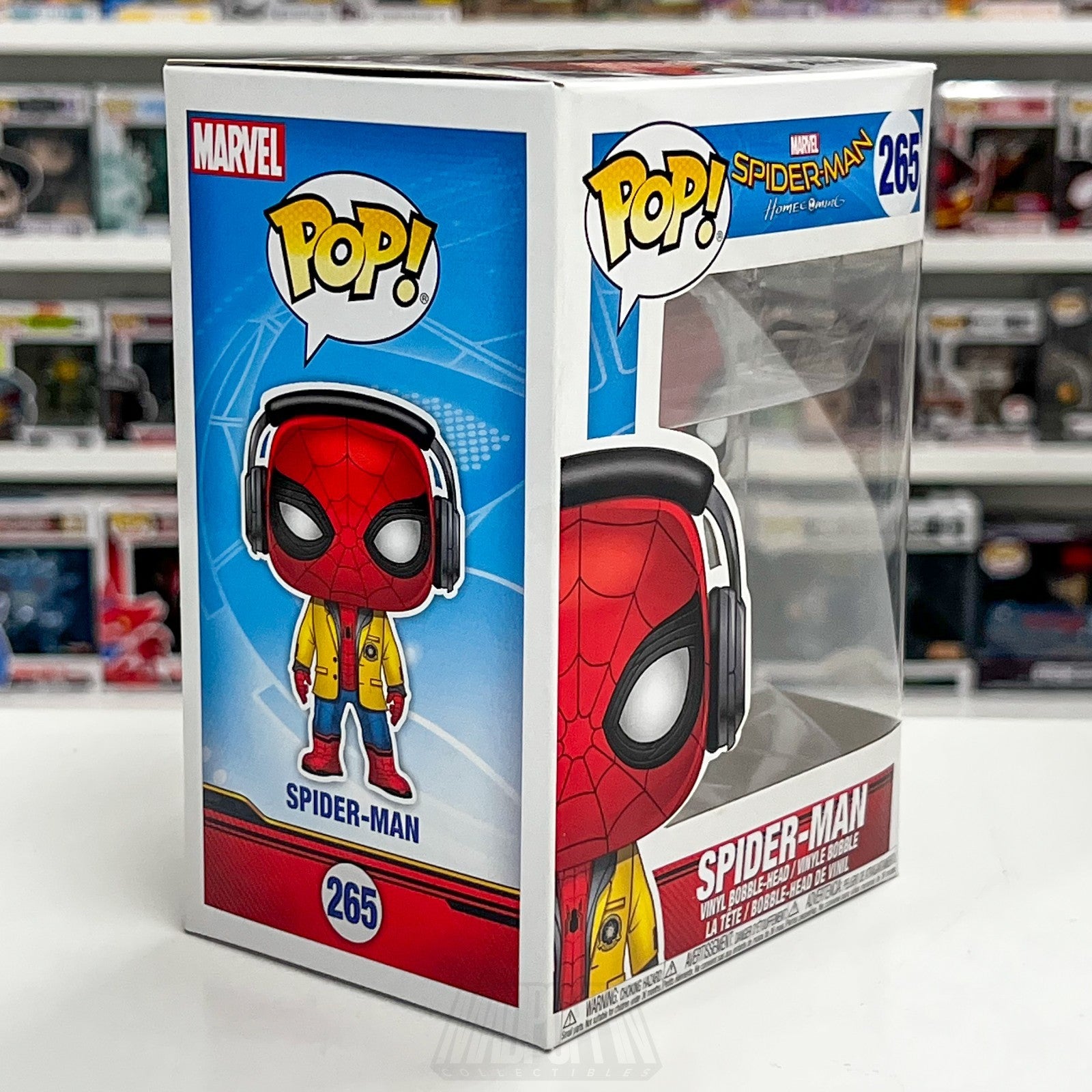 Funko Pop Marvel Spider-Man Homecoming Headphones 265 Peter Parker Vinyl Figure5