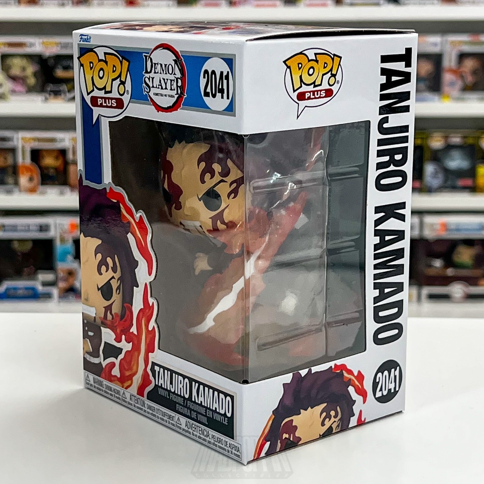 Funko Pop Plus Anime Demon Slayer Tanjiro Kamado Dancing Flash 2041 Vinyl Figure1