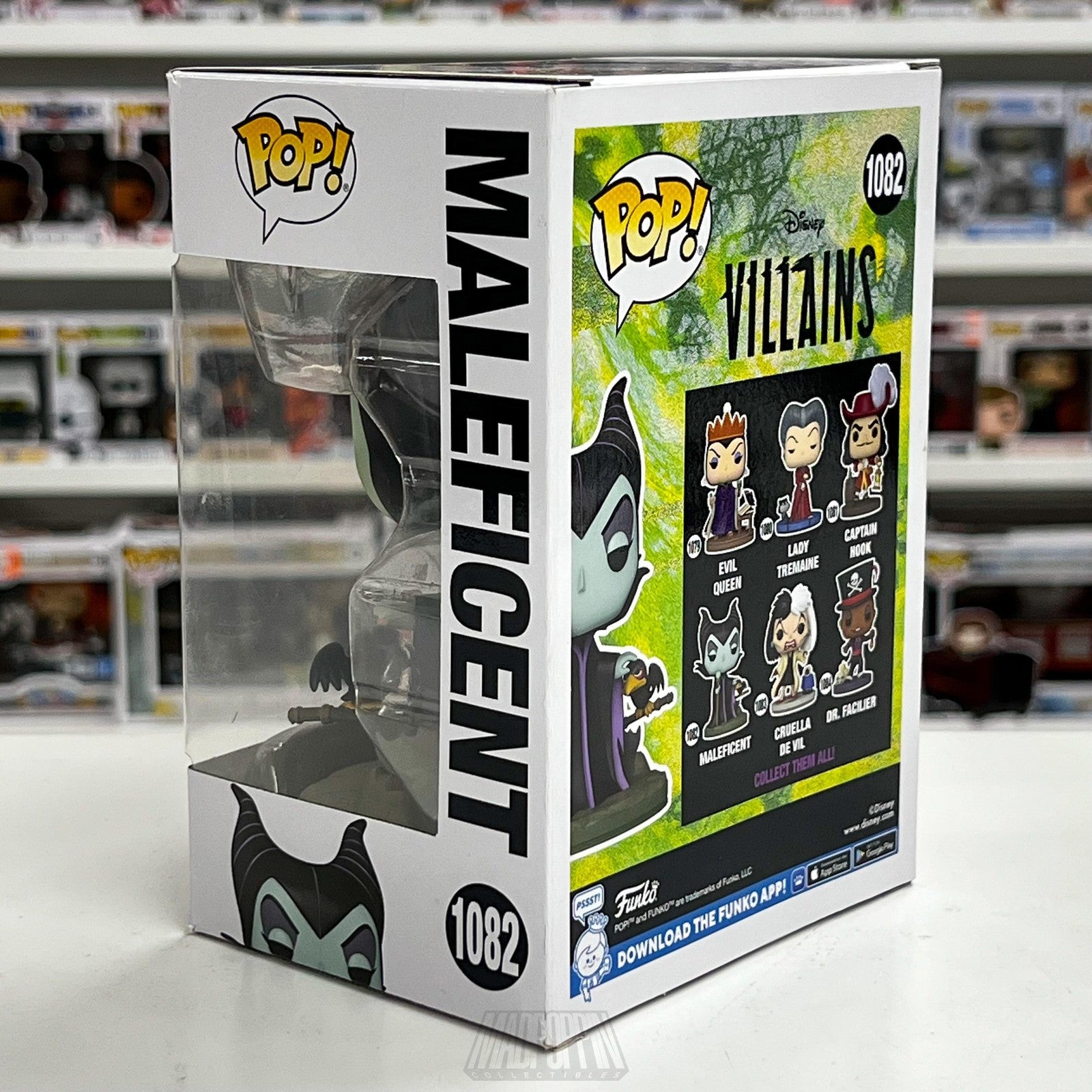 Funko Pop Disney Villains 1082 Maleficent Vinyl Figure New Damaged Box Collector