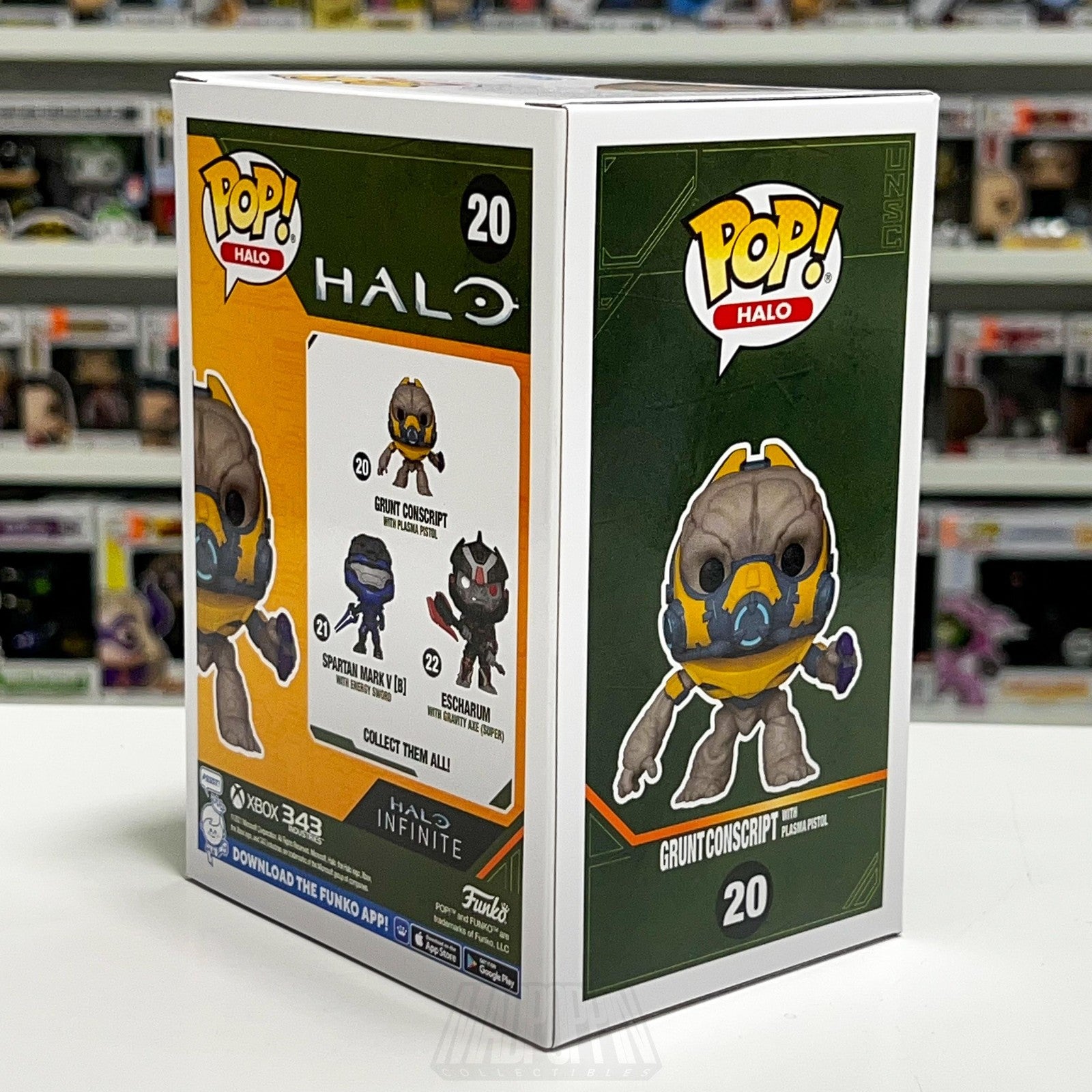Funko Pop! Halo 20 Grunt Conscript Plasma Pistol Vinyl Figure Halo Infinite Toy