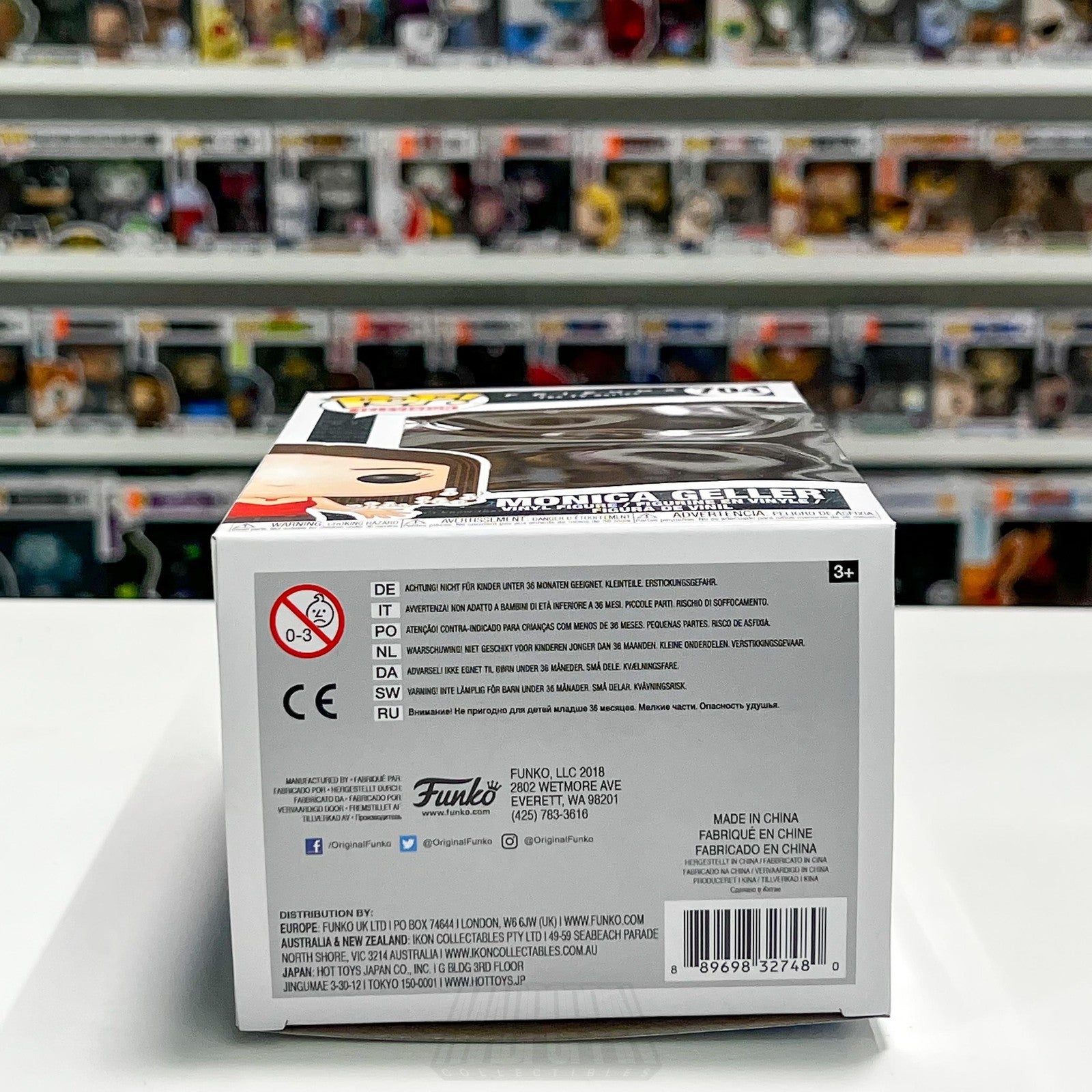 Funko Pop Television Friends Monica Geller 704 BOX ONLY NO FIGURE NO INSERT Mint