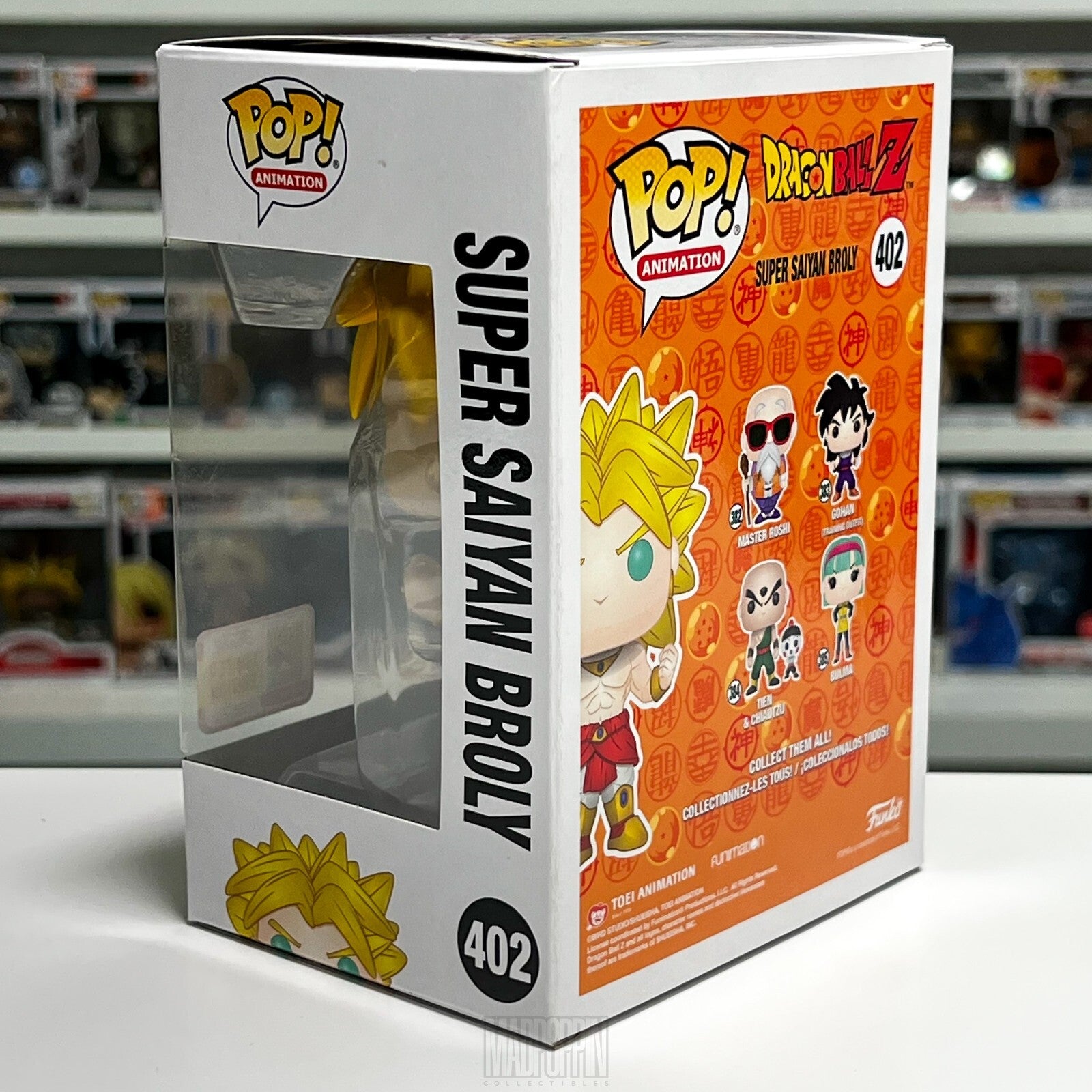 Funko Pop Anime Dragon Ball Z Super Saiyan Broly SDCC 2018 Official Sticker 402