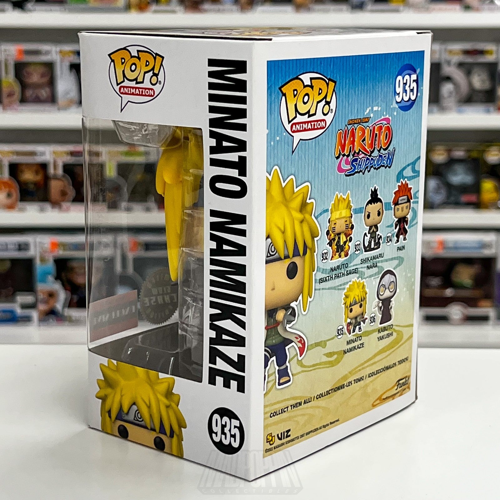 Funko Pop Anime Naruto Minato Namikaze Chase Glow AAA Exclusive 935 Vinyl Figure3
