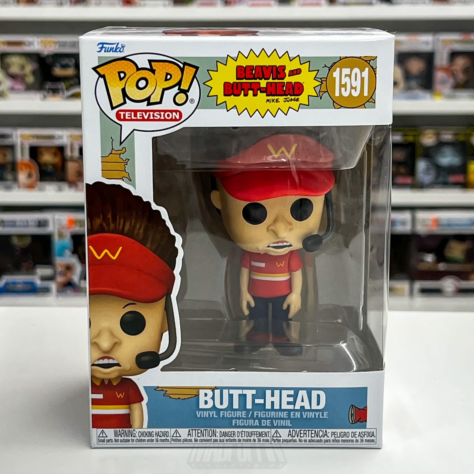 Funko Pop Television Beavis & Butt-Head Burger World Uniform 1591 Vinyl Figure0
