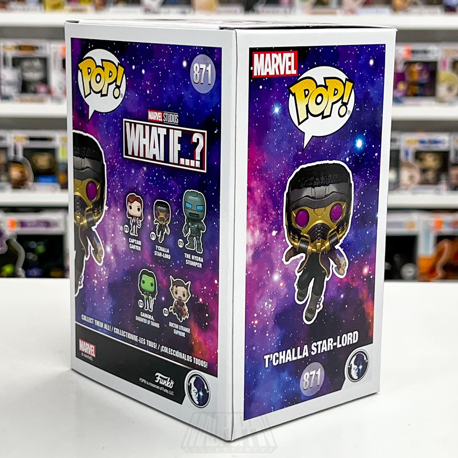Funko Pop Marvel What If T'Challa Star-Lord #871 BoxLunch Exclusive Bobble-Head4