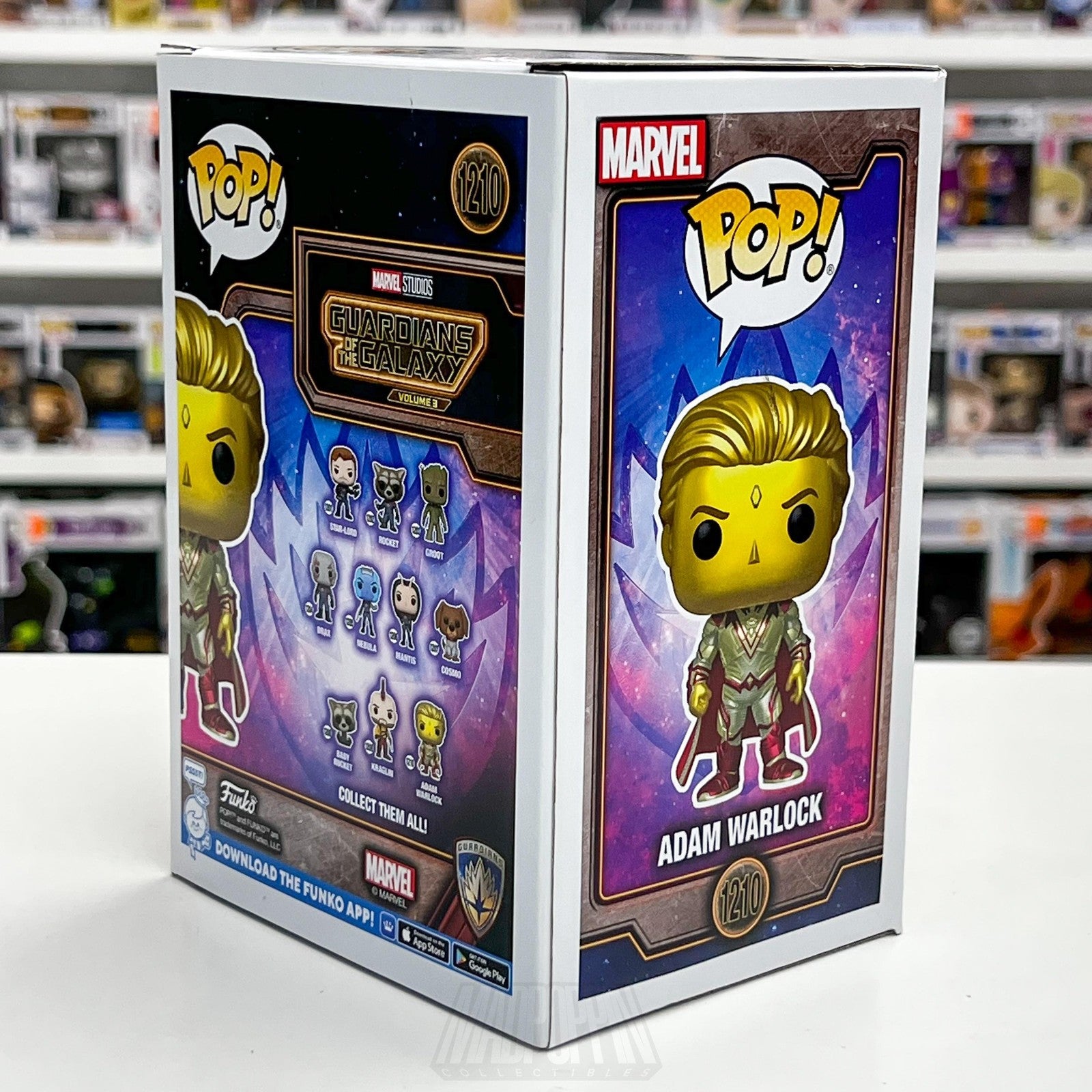 Funko Pop Marvel Adam Warlock 1210 Guardians of the Galaxy Vol 3 Bobblehead4
