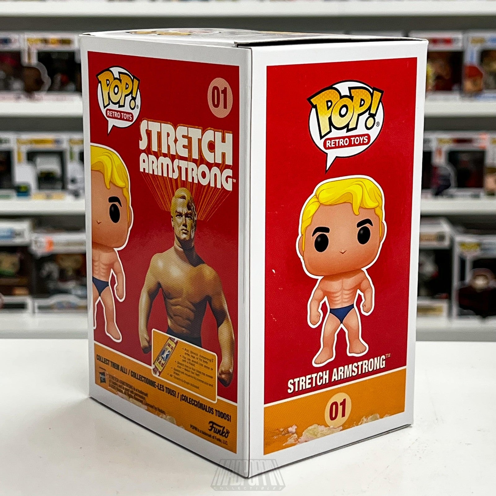 Funko Pop Retro Toys Stretch Armstrong 01 Vinyl Figure Collectible New in Box