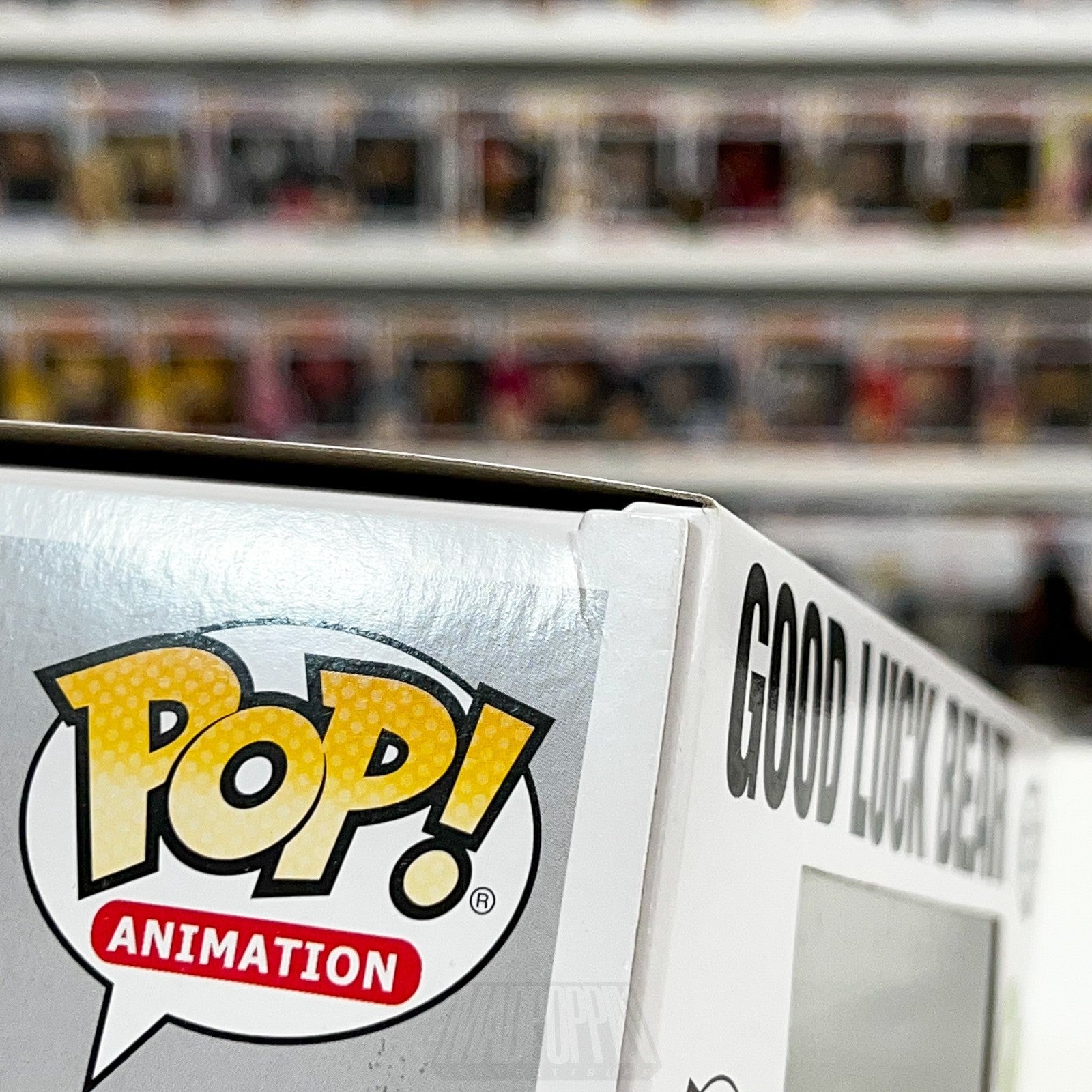 Funko Pop Animation Good Luck Care Bears Flocked ECCC 355 Green Toy Vinyl Figure8