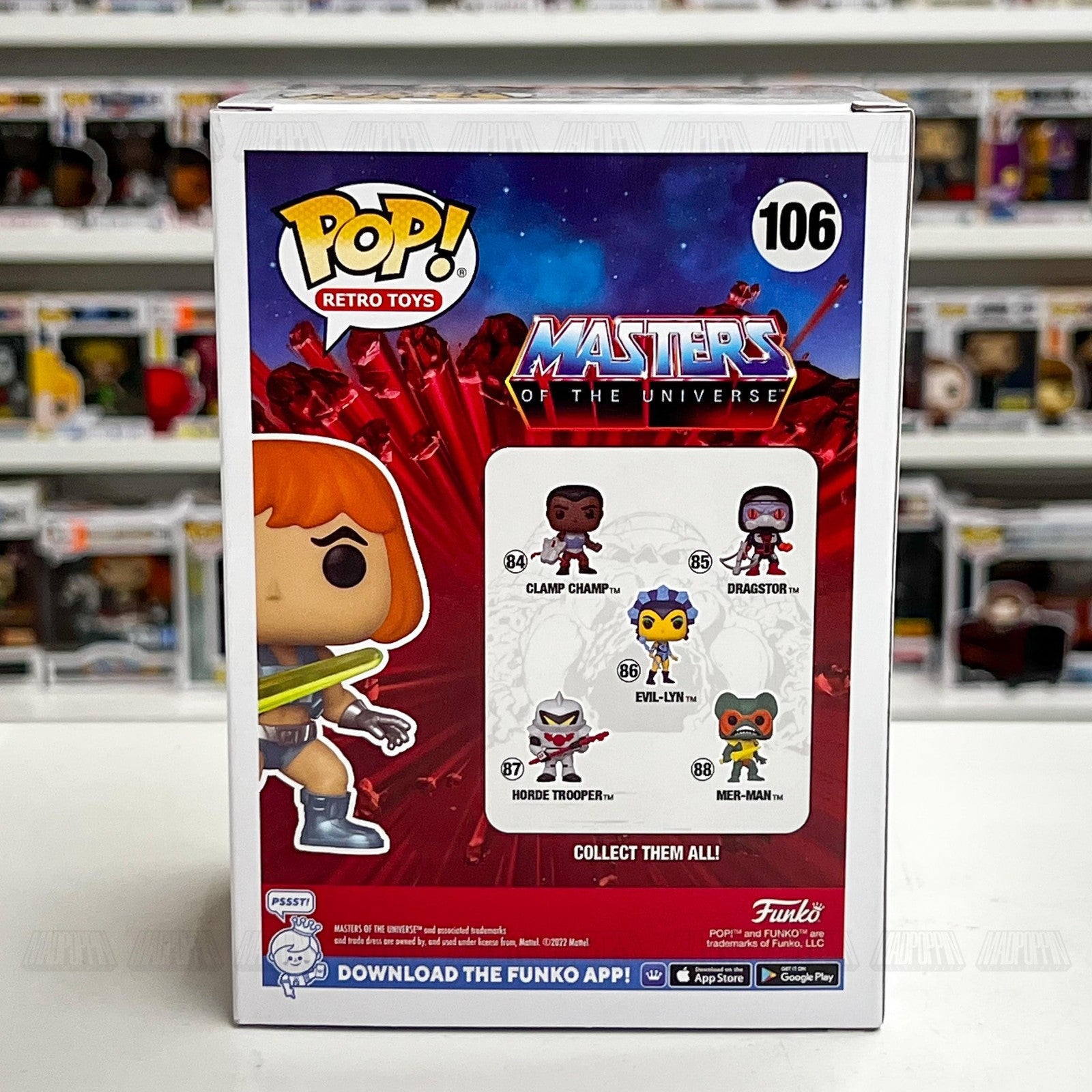 Funko Pop He-Man Masters of the Universe 106 SDCC 2022 Toy Tokyo Limited Edition