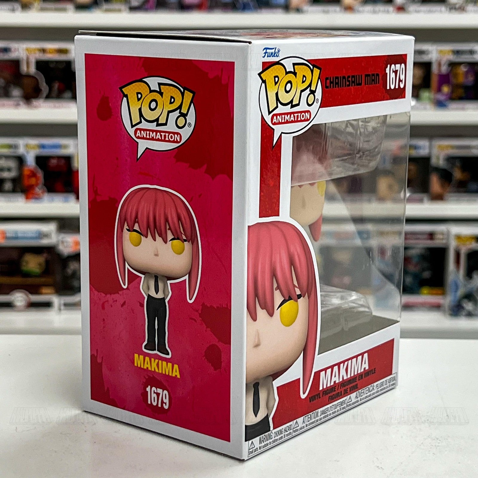 Funko Pop! Animation Chainsaw Man Makima #1679 Vinyl Figure Anime New in Box