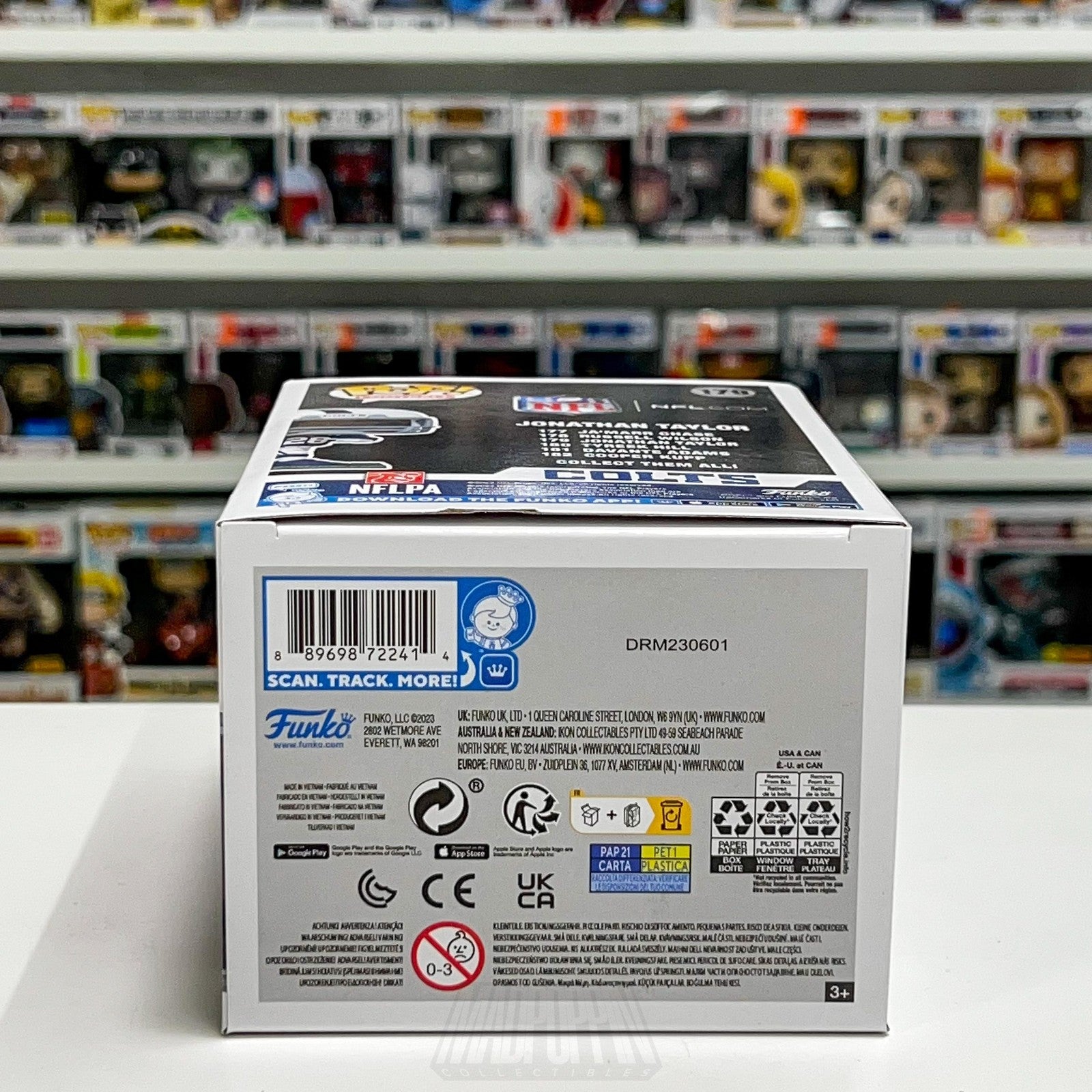 Funko Pop NFL Football Indianapolis Colts Jonathan Taylor 179 Running Back Toy