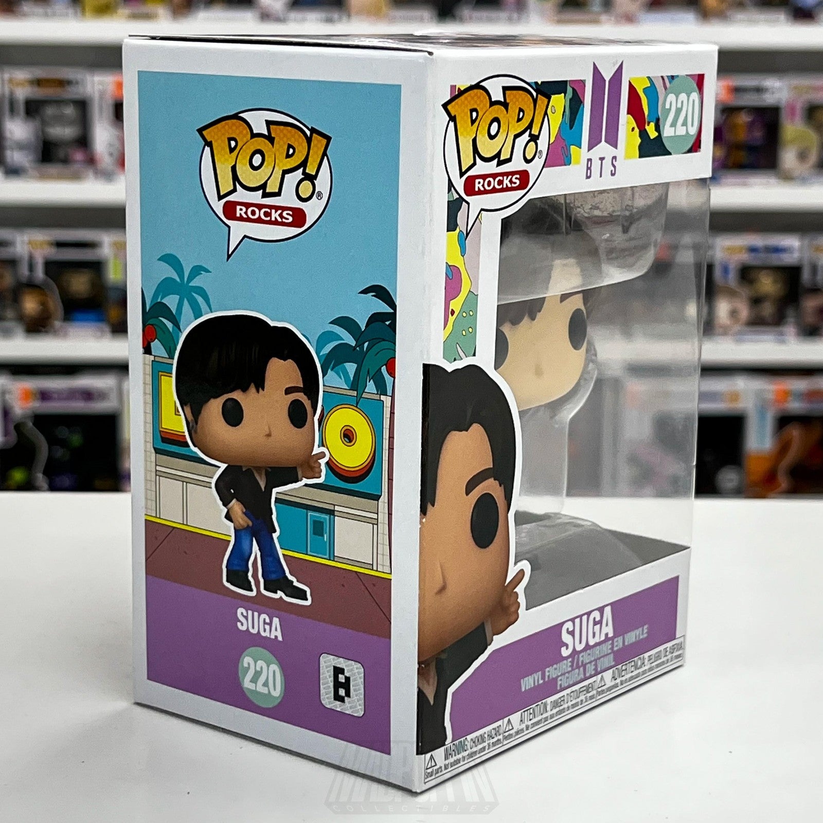 Funko Pop! Rocks BTS SUGA 220 Dynamite Vinyl Figure Boxed 2021 K-Pop Idol Toy5