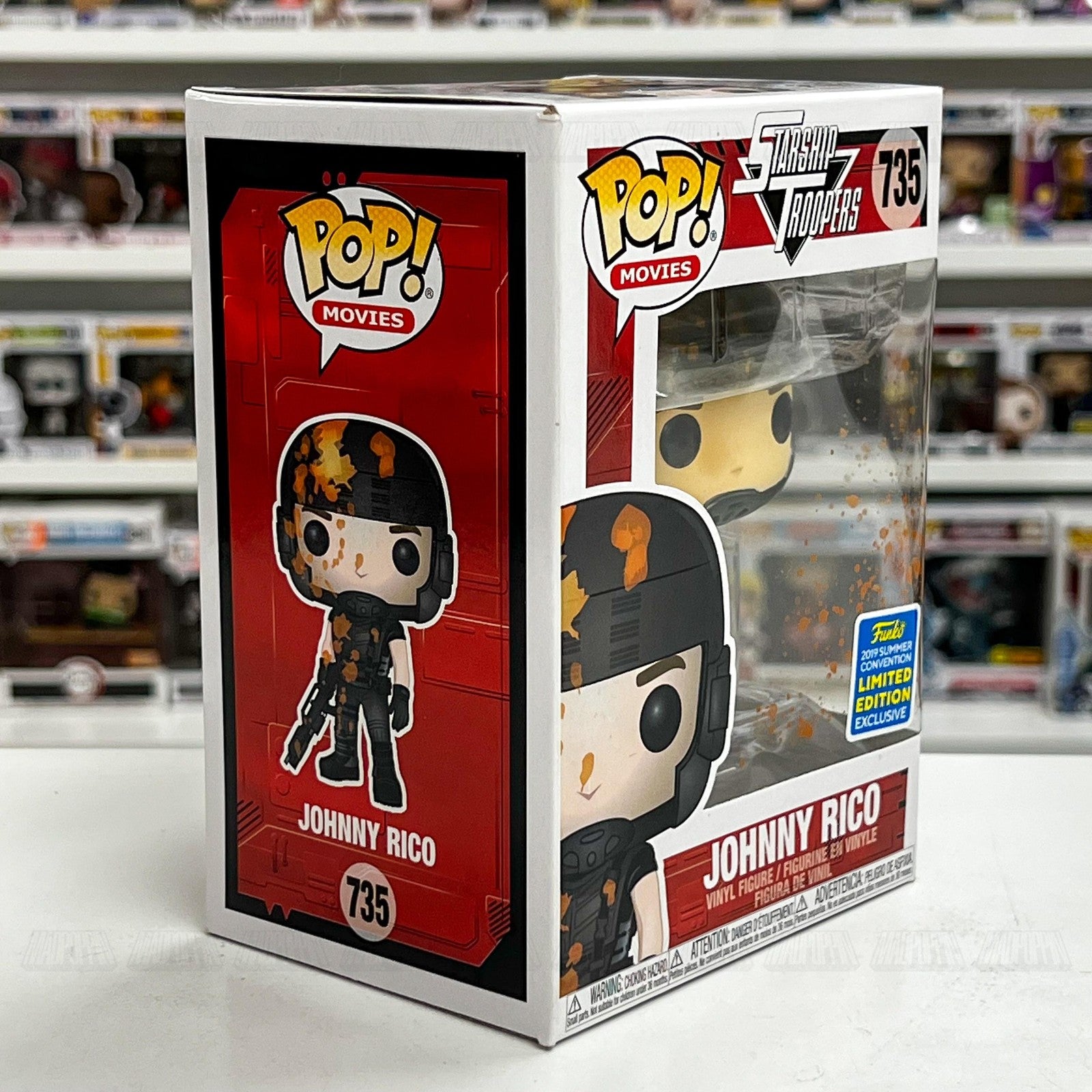 Funko Pop Starship Troopers Johnny Rico #735 2019 Summer Convention Exclusive