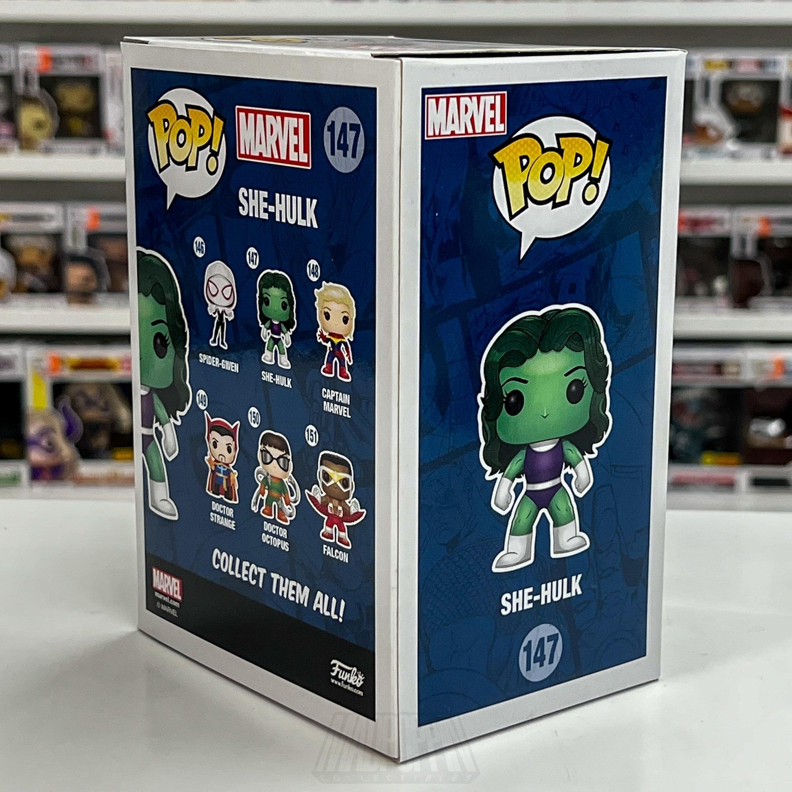Funko Pop! Marvel She-Hulk 147 Vinyl Bobble-Head Figure with Box Collector Toy