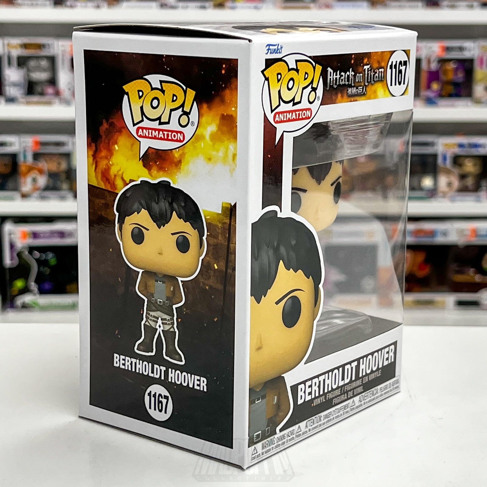 Funko Pop Anime Attack On Titan Bertholdt Hoover 1167 Vinyl Figure AOT Animation5