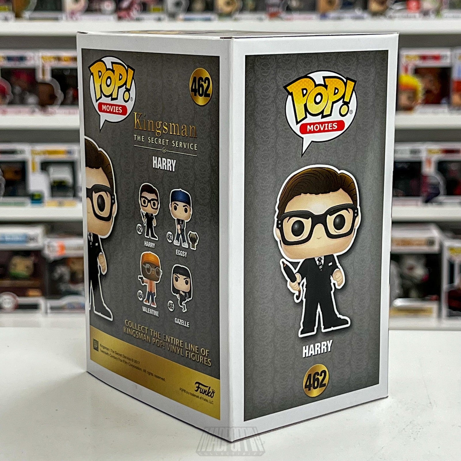 Funko Pop Kingsman The Secret Service Harry 462 Vinyl Figure NIB Collectible