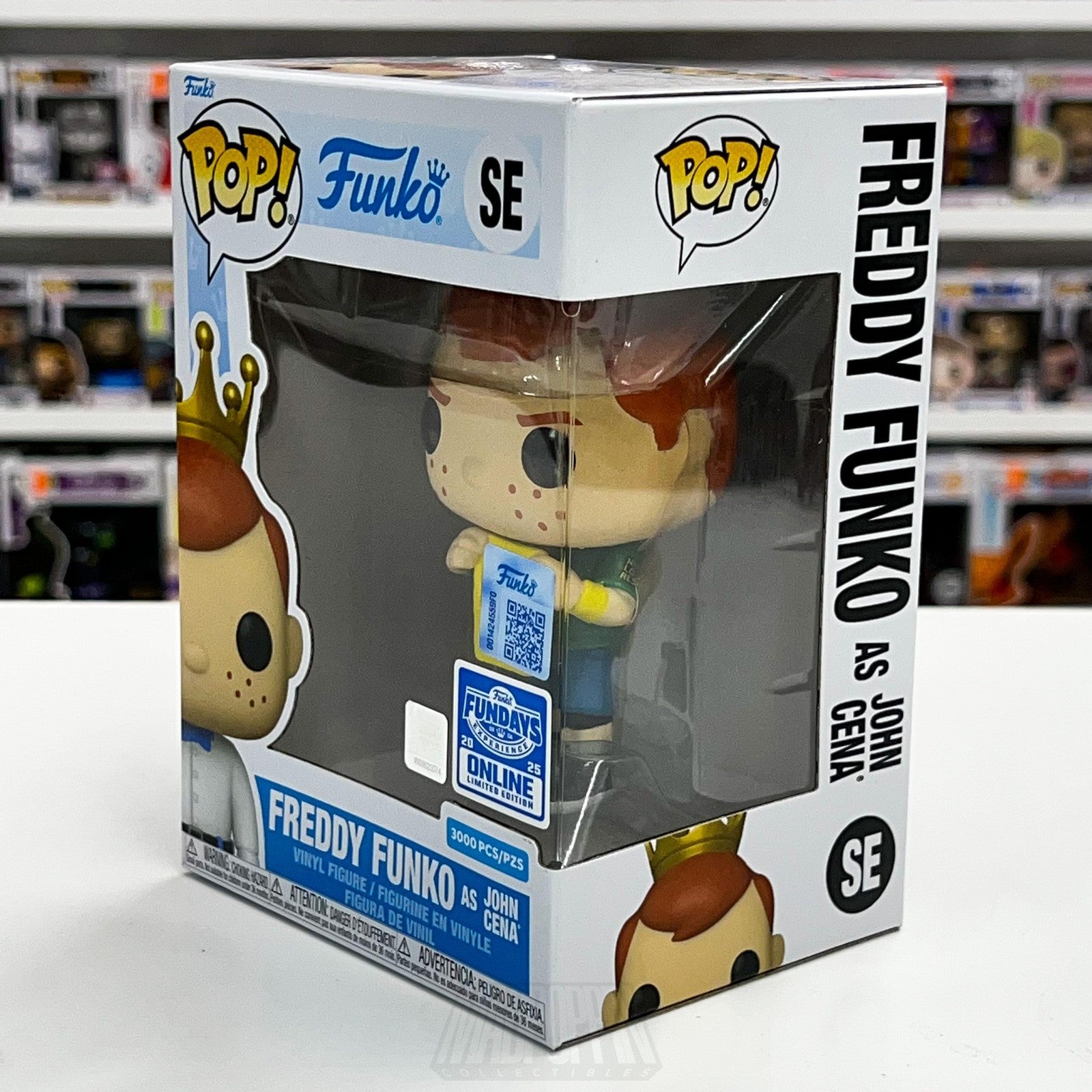 Funko Pop Freddy as John Cena WWE Fundays 2025 Online LE 3000 SE Vinyl Wrestling1