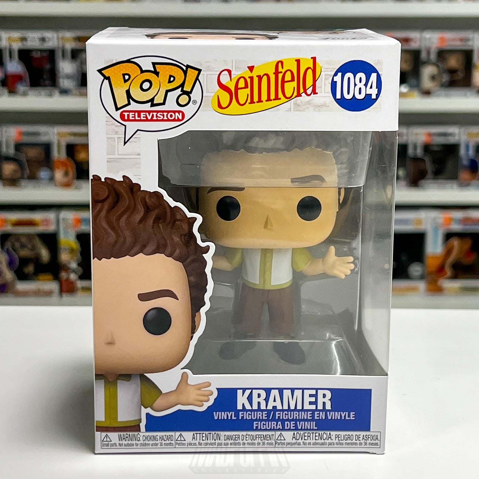 Funko Pop Television Seinfeld Cosmo Kramer 1084 Vinyl Figure Toy Comedy Sitcom