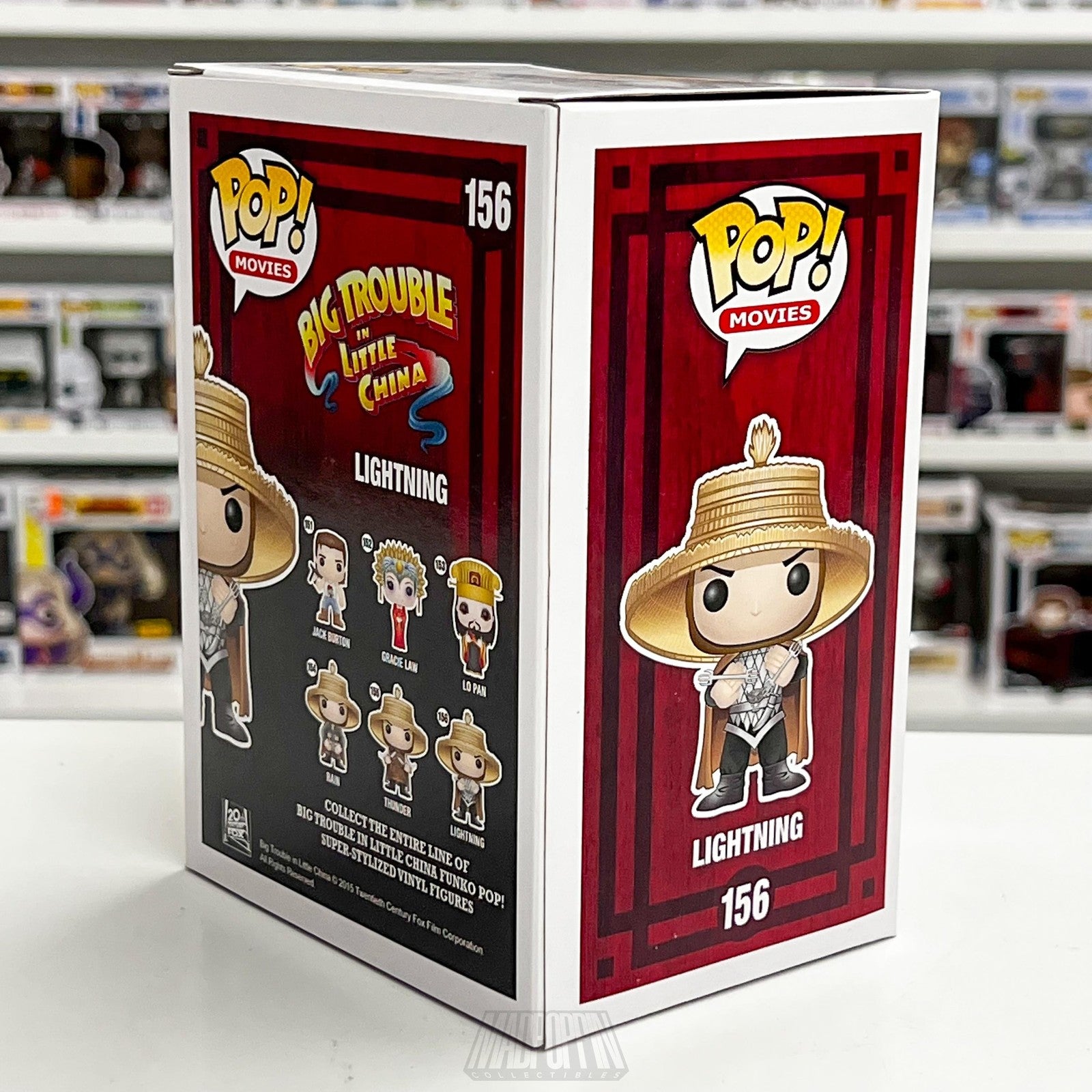 Funko Pop Lightning 156 Big Trouble in Little China Vinyl Figure New Collectible
