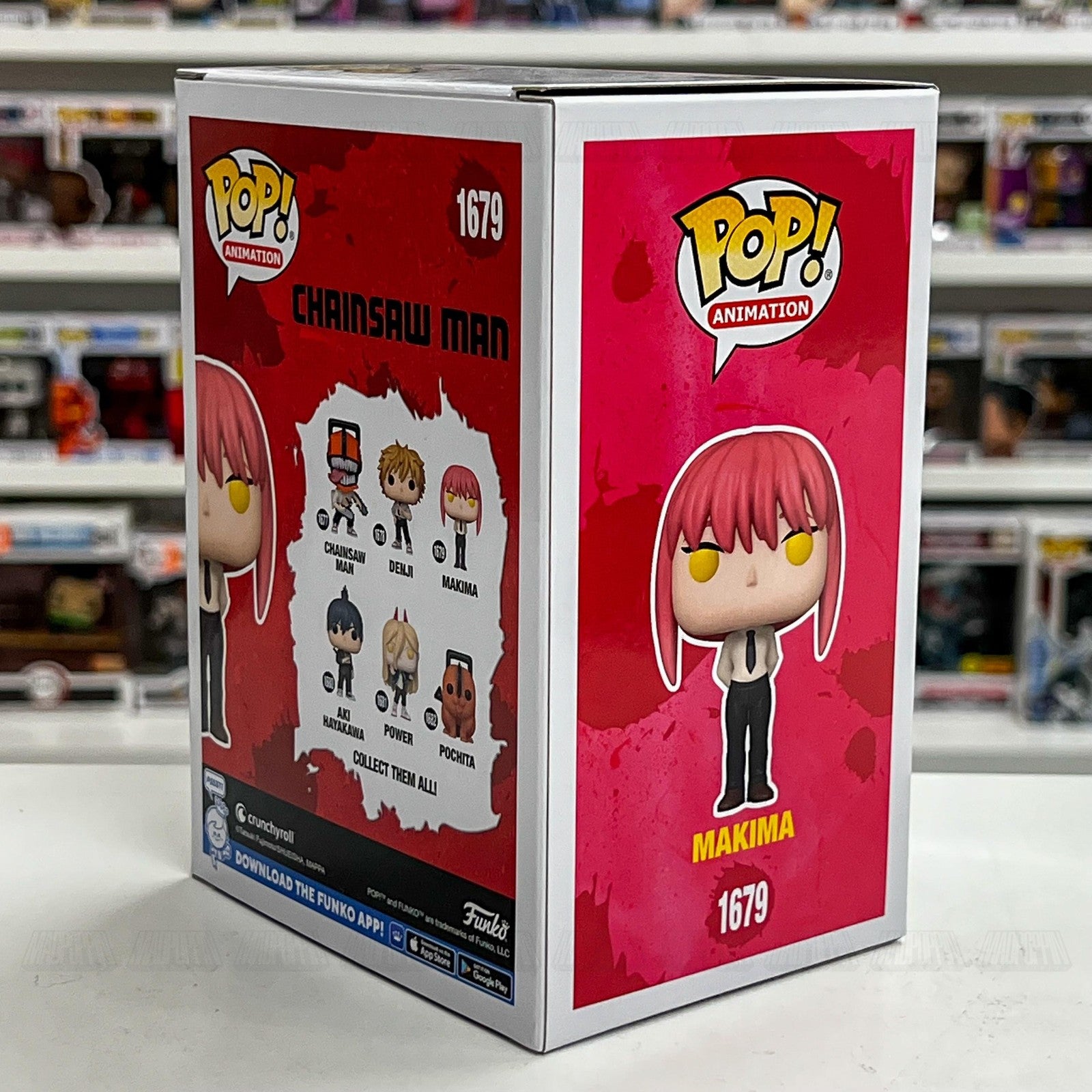Funko Pop! Animation Chainsaw Man Makima #1679 Vinyl Figure Anime New in Box