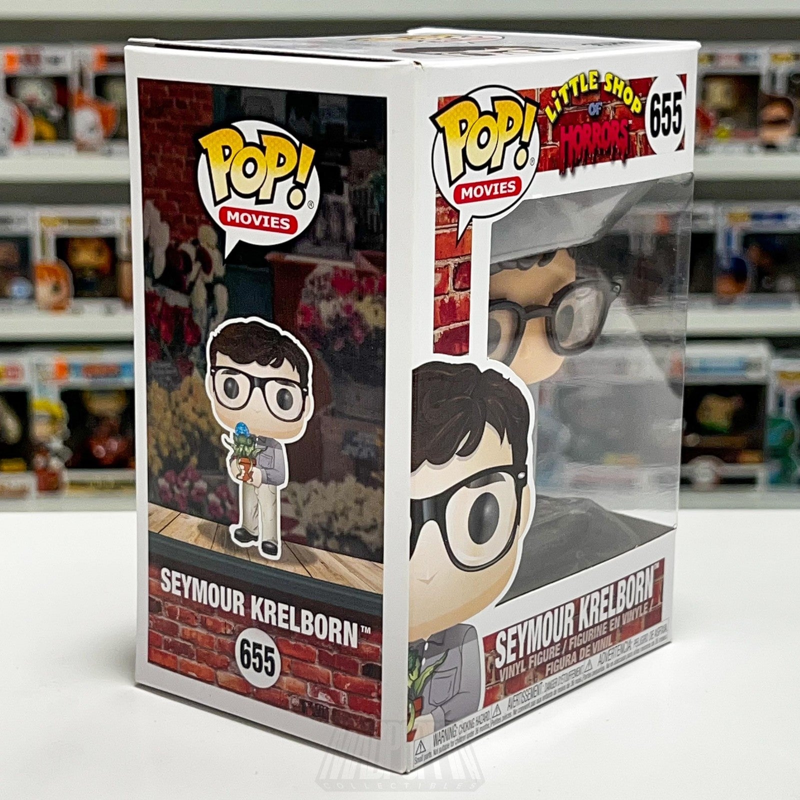 Funko Pop Movies Little Shop of Horrors Seymour Krelborn 655 Vinyl Figure Comedy