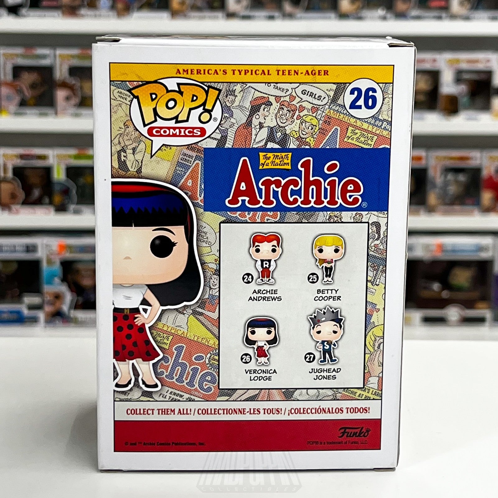 Funko Pop Comics Archie Veronica Cecilia Lodge 26 Riverdale Toy Vinyl Figure3