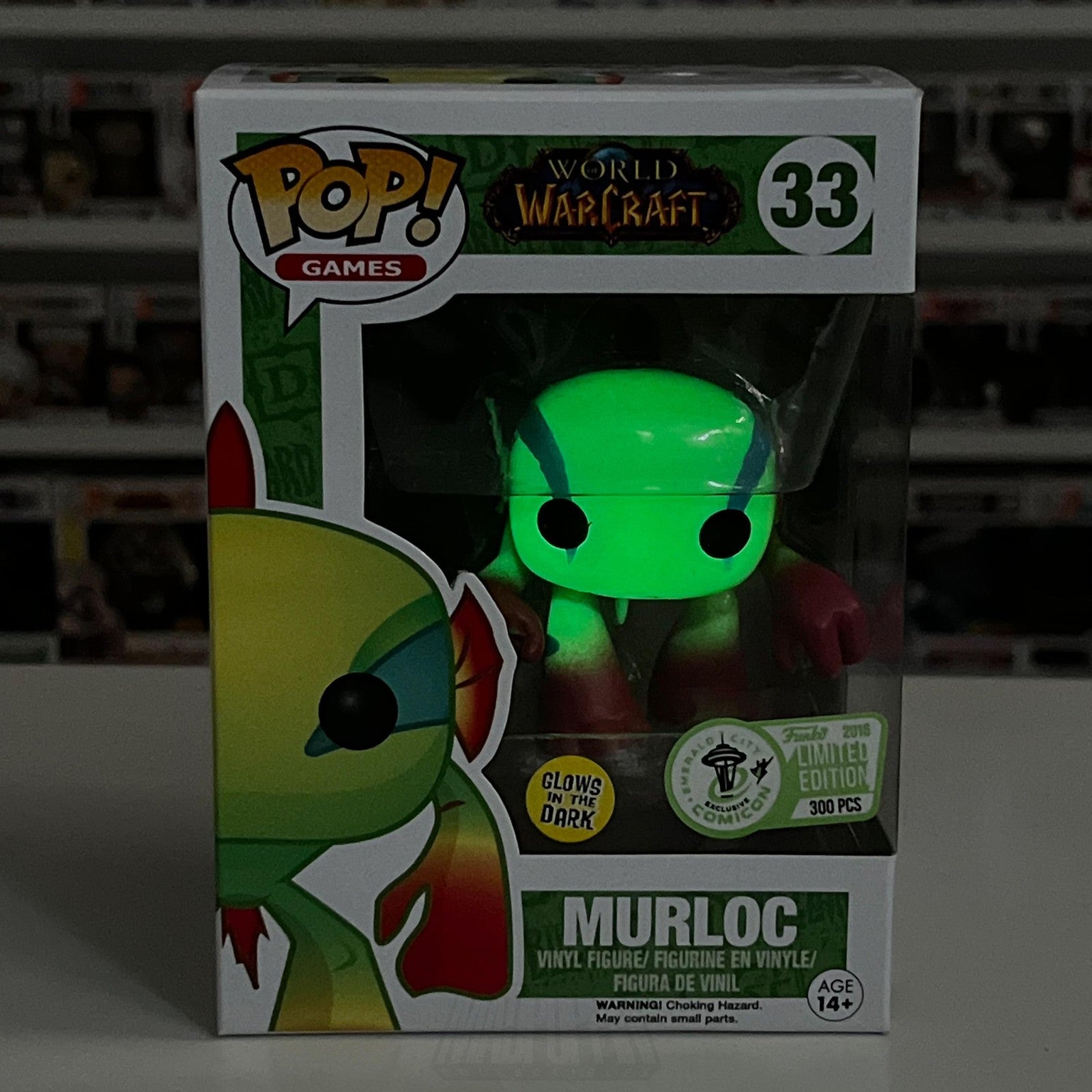 Funko Pop Games World of Warcraft Murloc 33 Glow Limited 300 PCS Vinyl Figure