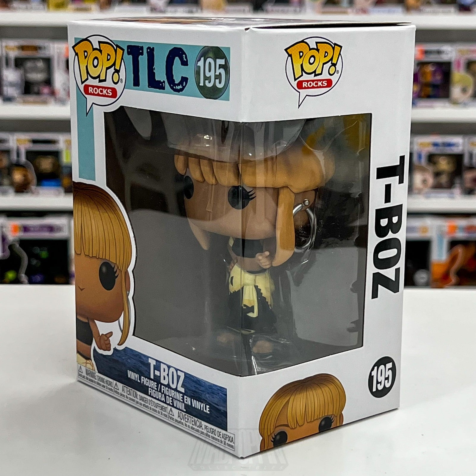 Funko Pop Rocks TLC T-Boz 195 Waterfalls Video Vinyl Figure 90s R&B Atlanta NIB1