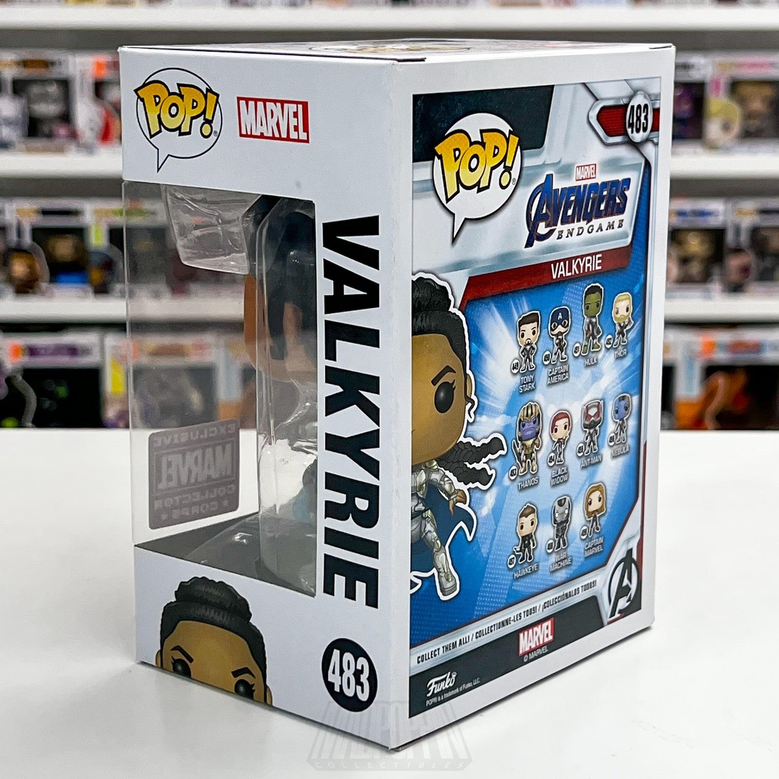 Funko Pop Marvel Avengers Endgame Valkyrie 483 Collector Corps Exclusive Vinyl2