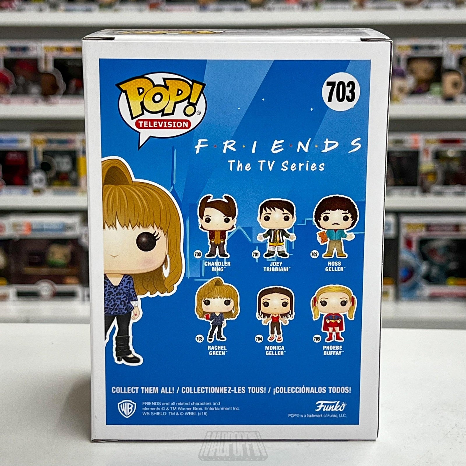 Funko Pop Friends Rachel Green 703 TV Series Vinyl Figure Collector New In Box